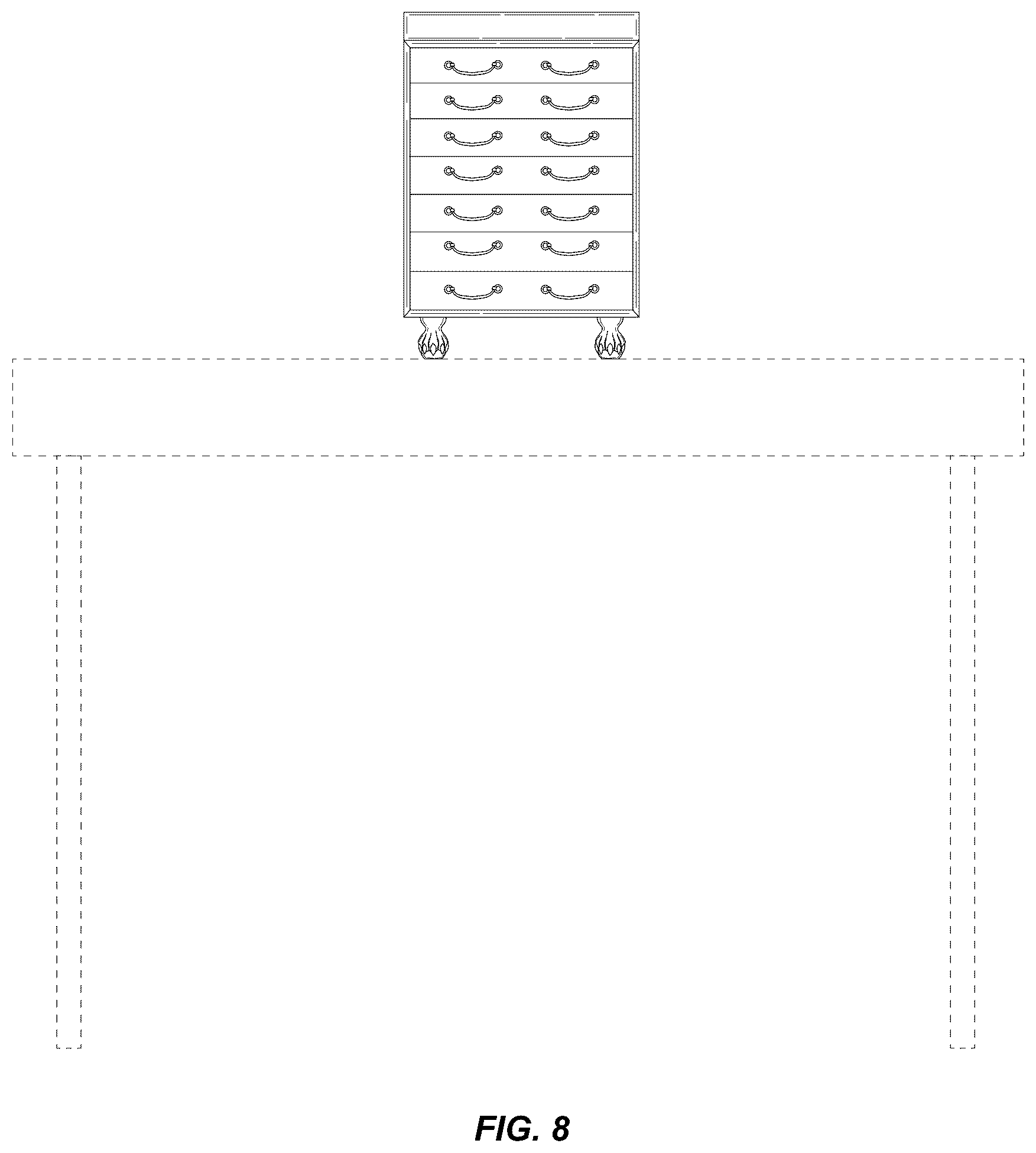 Patent USD1043121 Figure 7 – Container