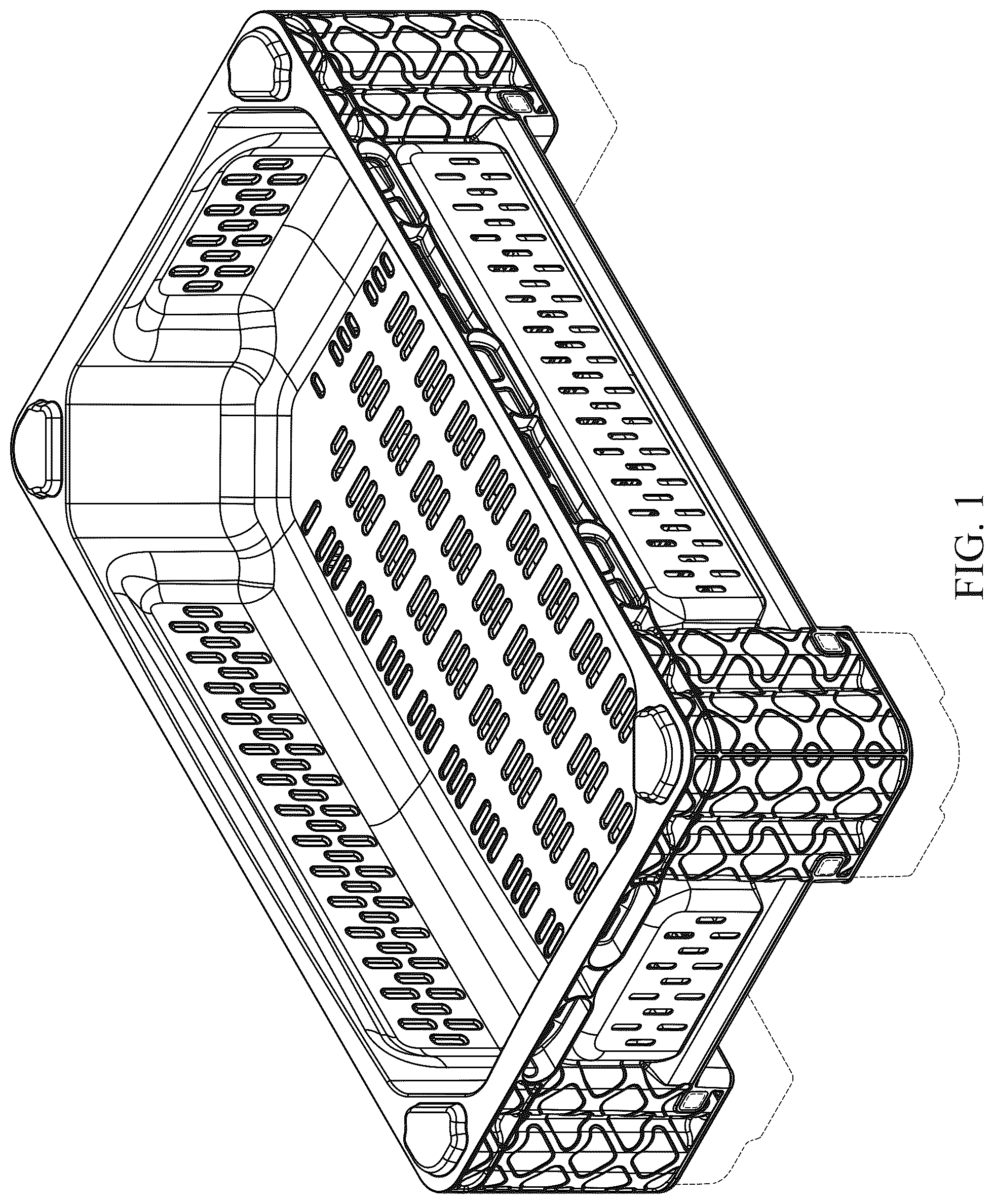 Patent USD1043123 Figure 1 – Bin