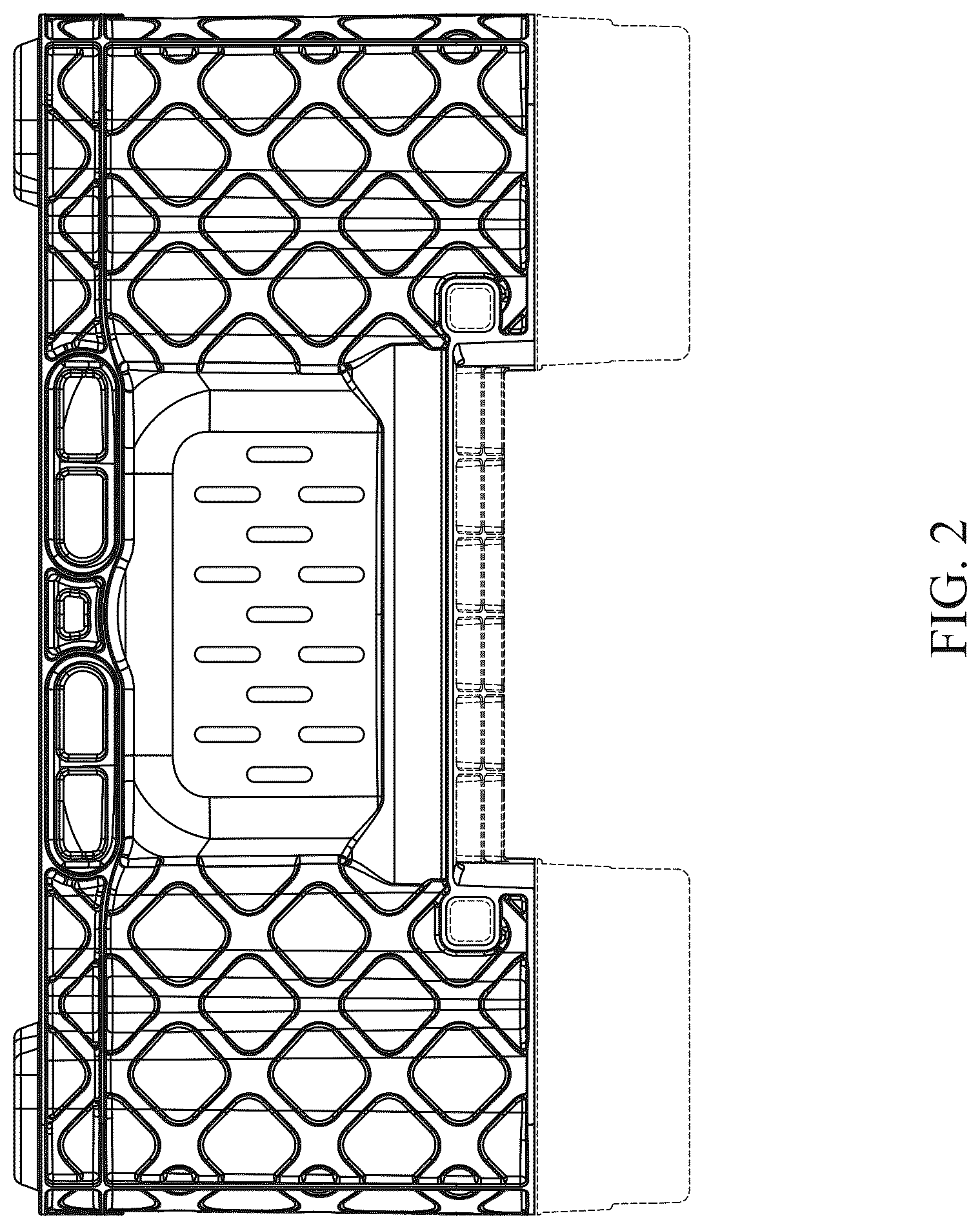 Patent USD1043123 Figure 2 – Bin