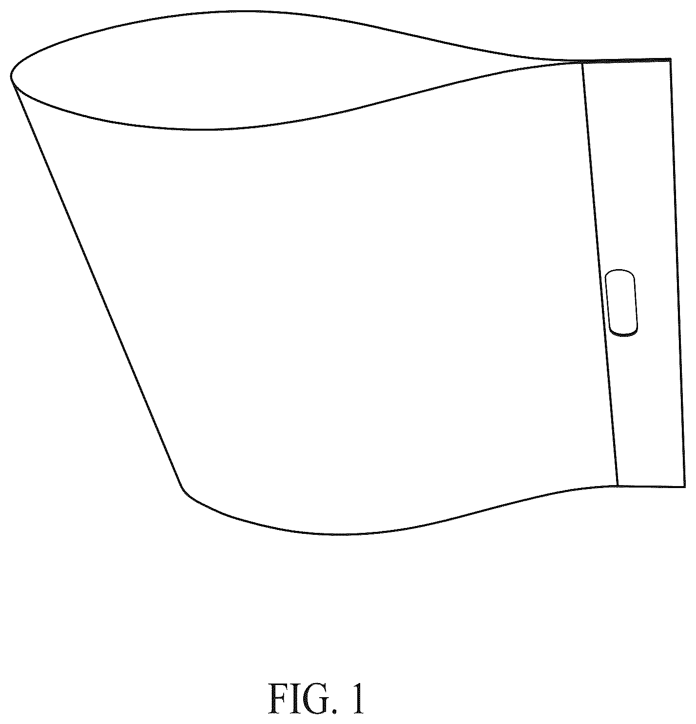 Patent USD1043124 Figure 1 – Carrier bag