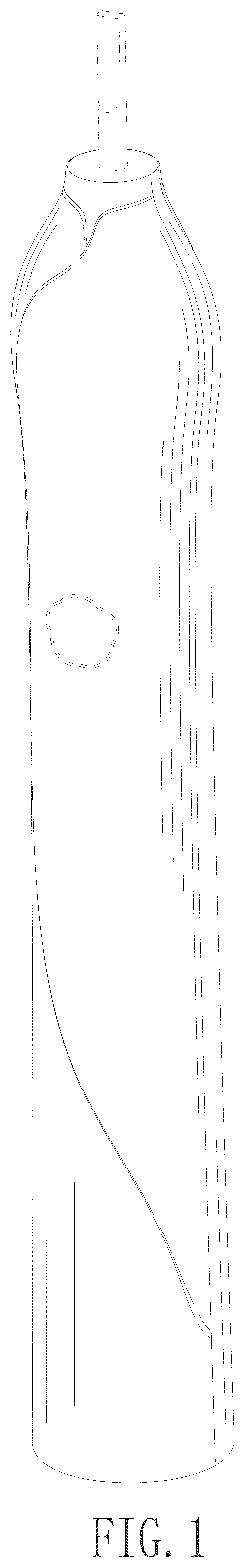 Patent USD1043125 Figure 1 – Electric toothbrush handle