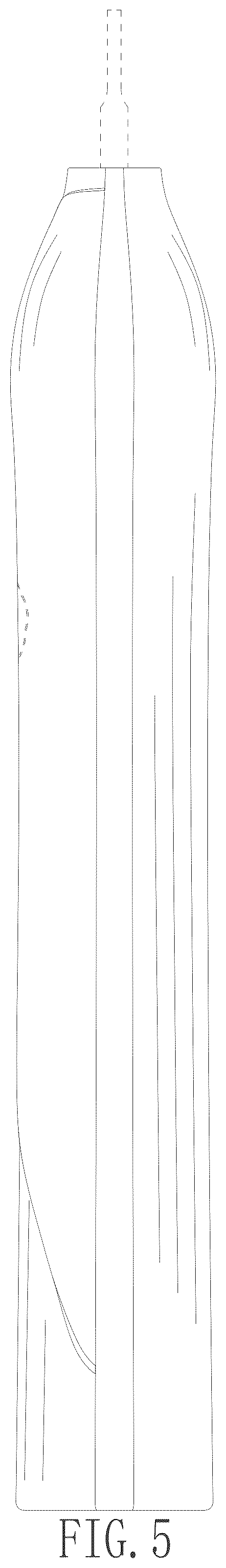 Patent USD1043125 Figure 5 – Electric toothbrush handle
