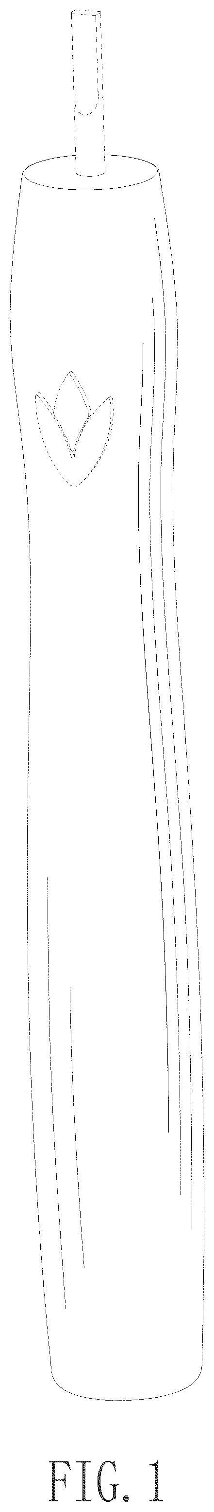 Patent USD1043126 — Electric toothbrush handle — Figure 1