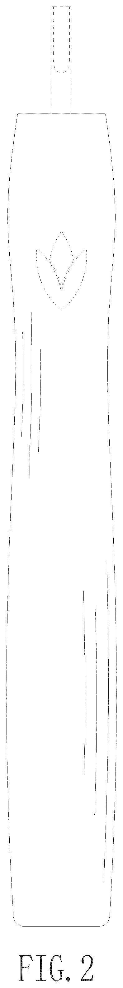 Patent USD1043126 Figure 2 – Electric toothbrush handle