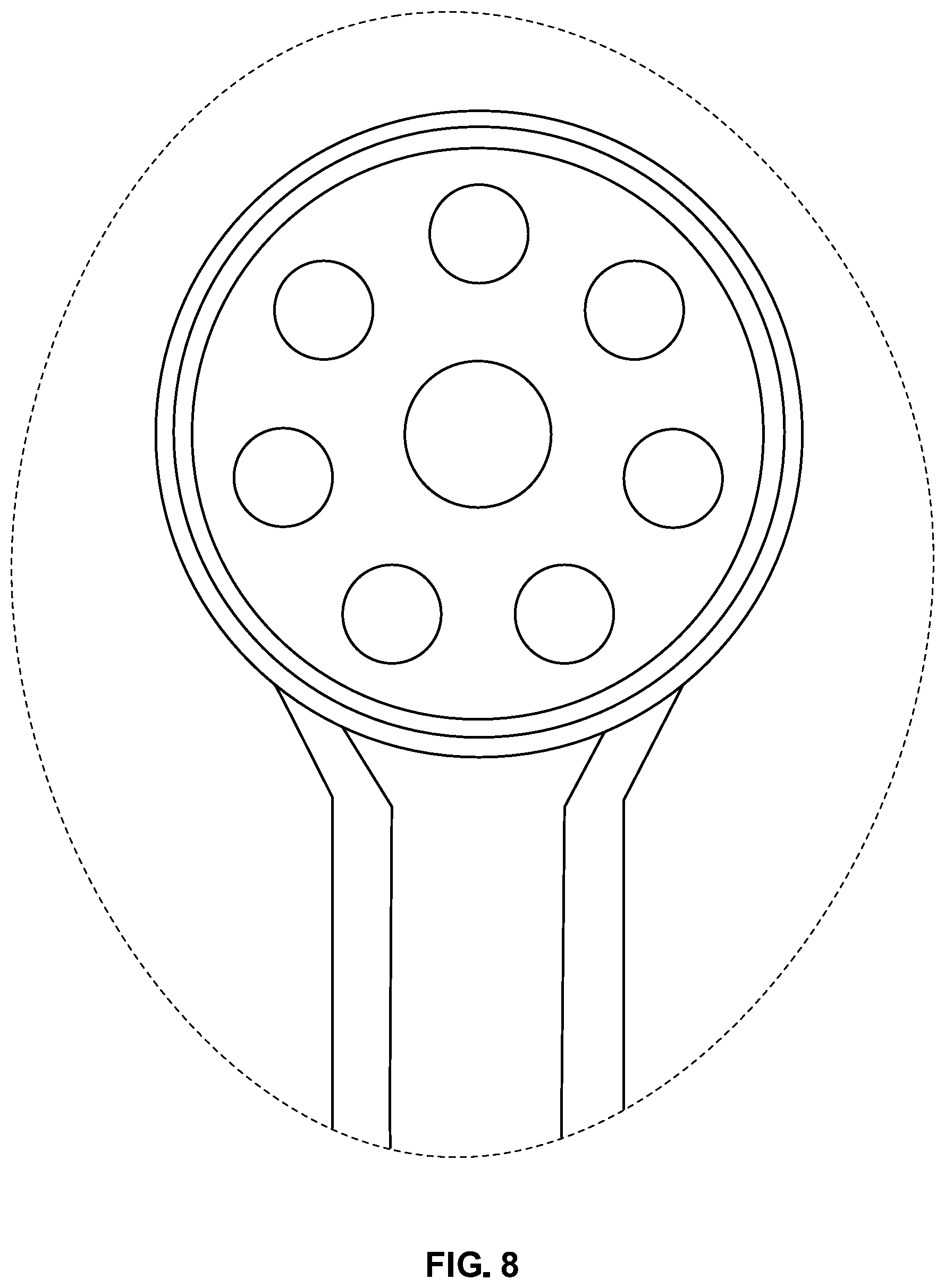 Patent USD1043129 Figure 4 – Dual sided cat toothbrush