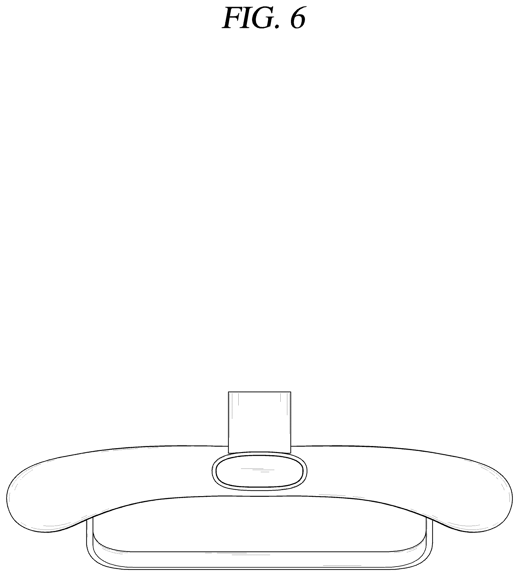 Patent USD1043135 Figure 6 – Hanger for clothing care machine