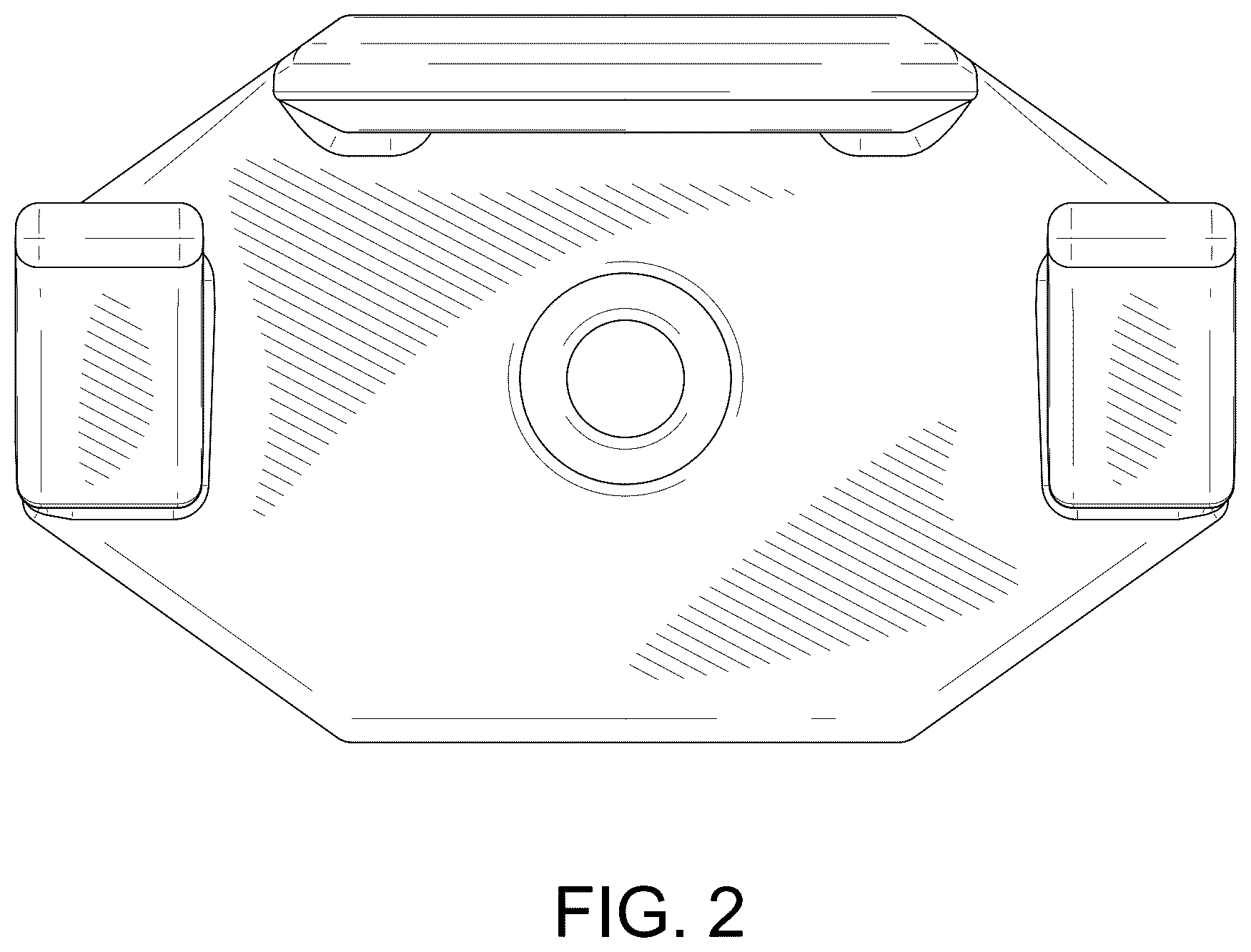 Patent USD1043136 Figure 2 – Hat display hook