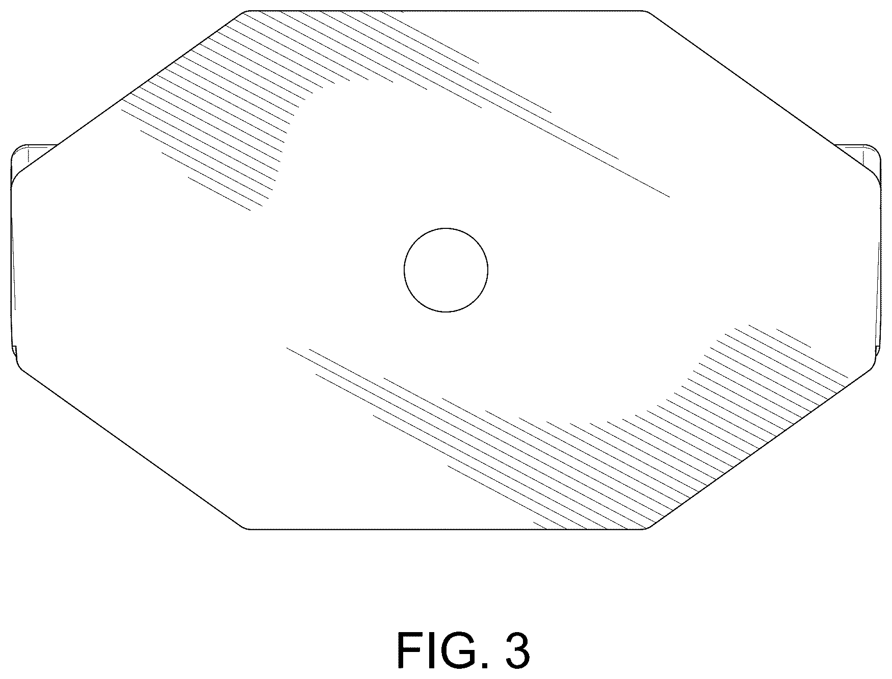 Patent USD1043136 Figure 3 – Hat display hook