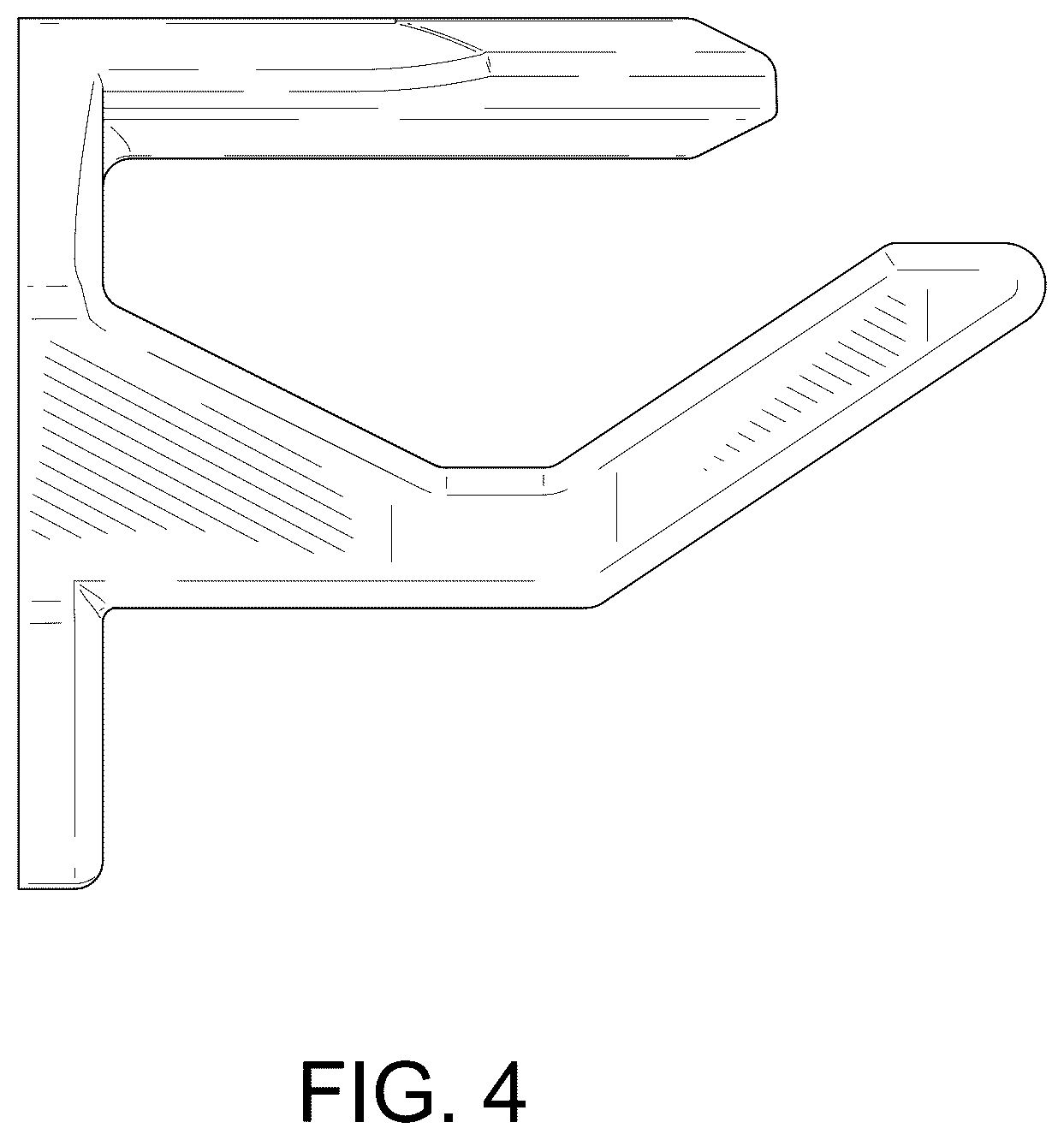 Patent USD1043136 Figure 4 – Hat display hook