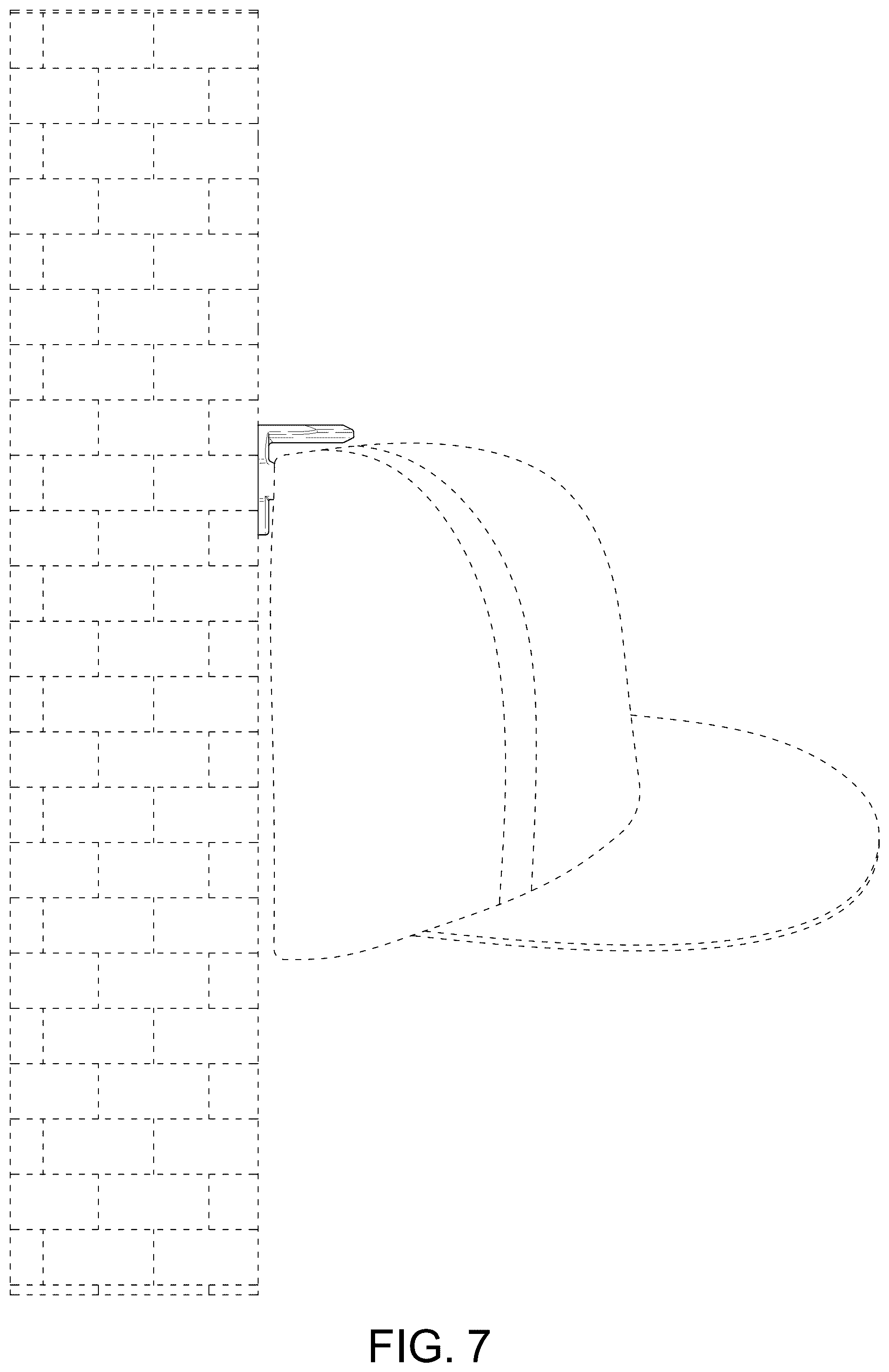 Patent USD1043136 Figure 7 – Hat display hook