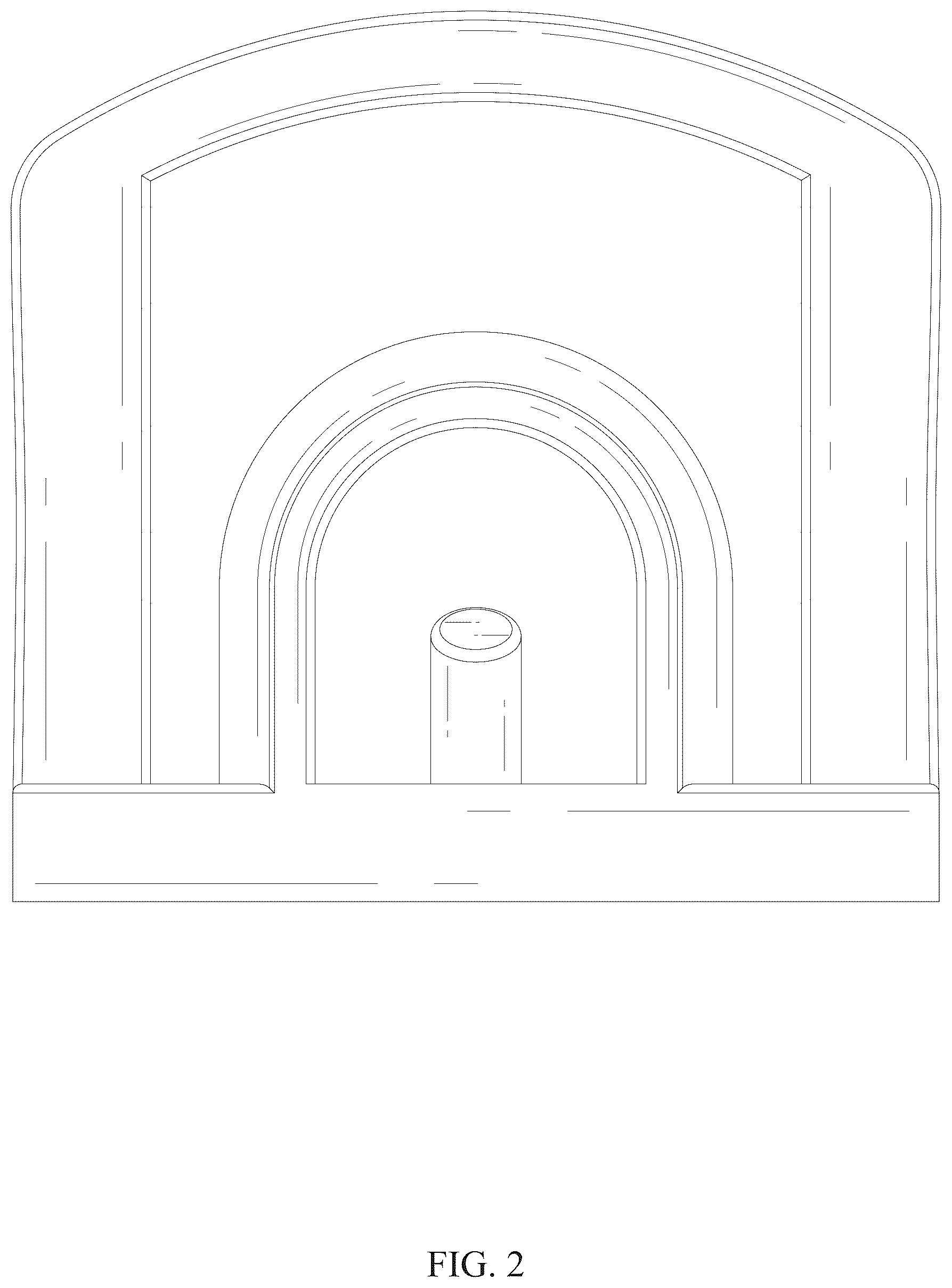 Patent USD1043137 Figure 2 – Hat hanger
