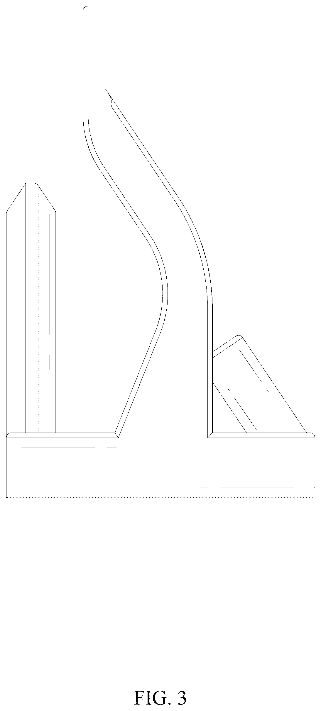 Patent USD1043137 Figure 3 – Hat hanger