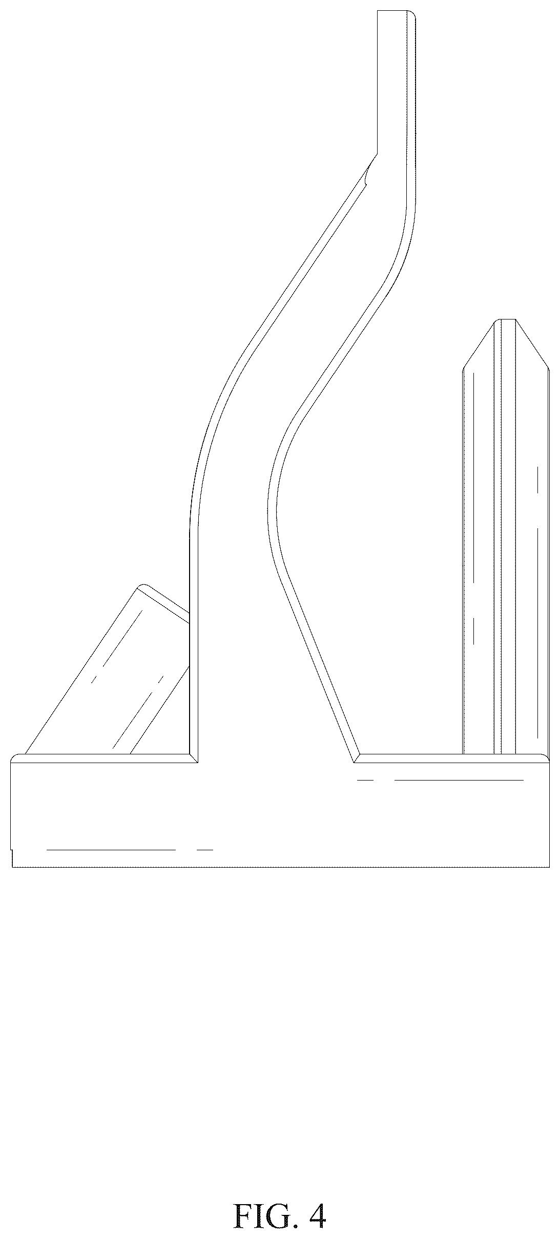 Patent USD1043137 Figure 4 – Hat hanger