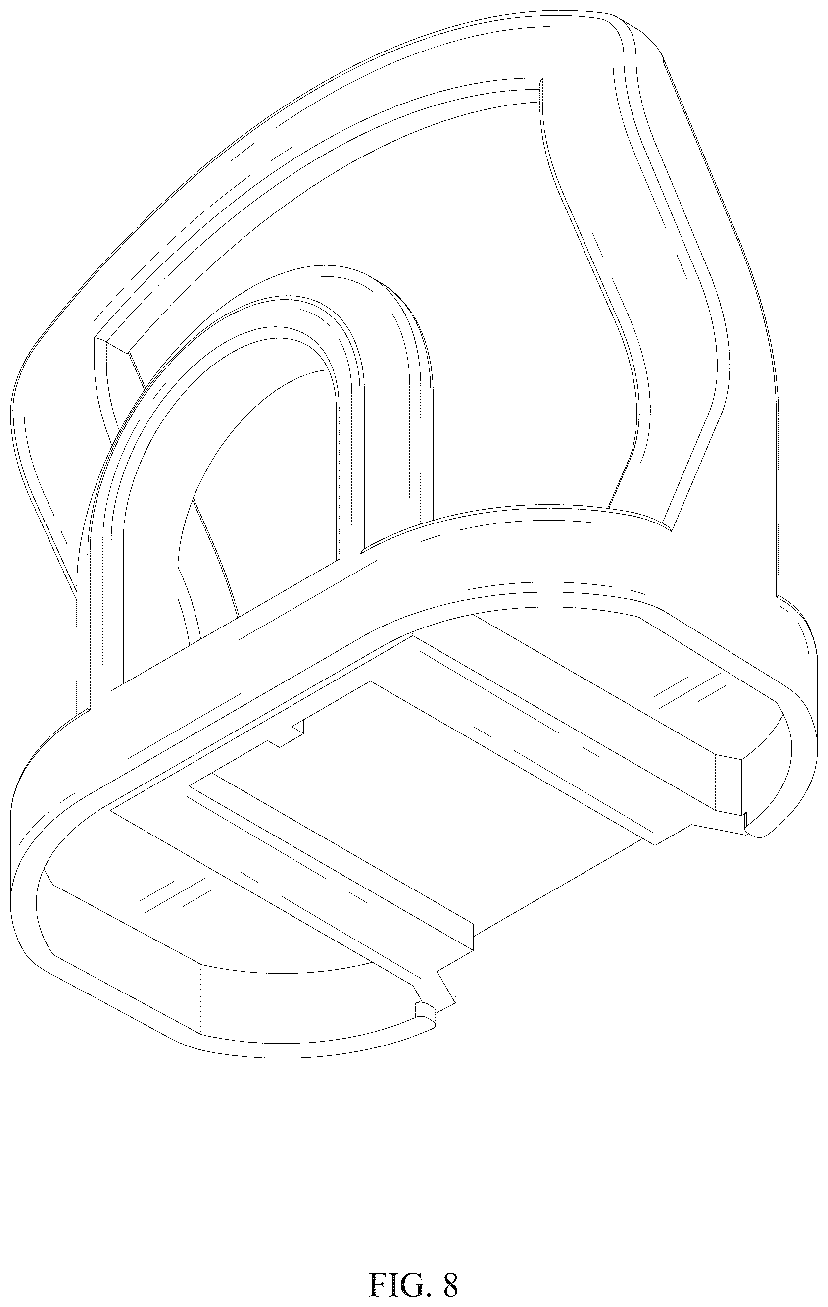 Patent USD1043137 Figure 8 – Hat hanger