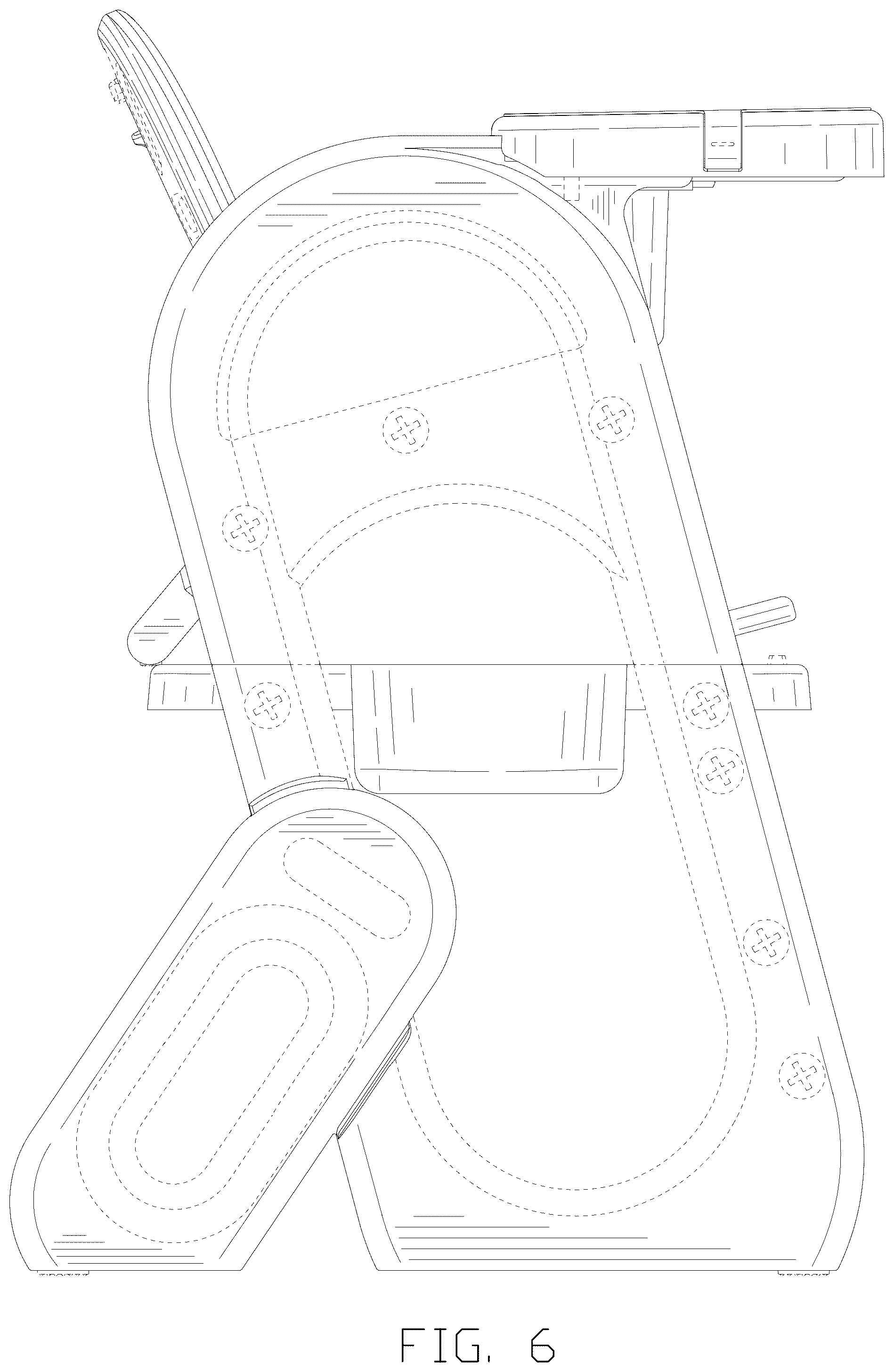 Patent USD1043139 Figure 6 – Baby feeding chair with building block table