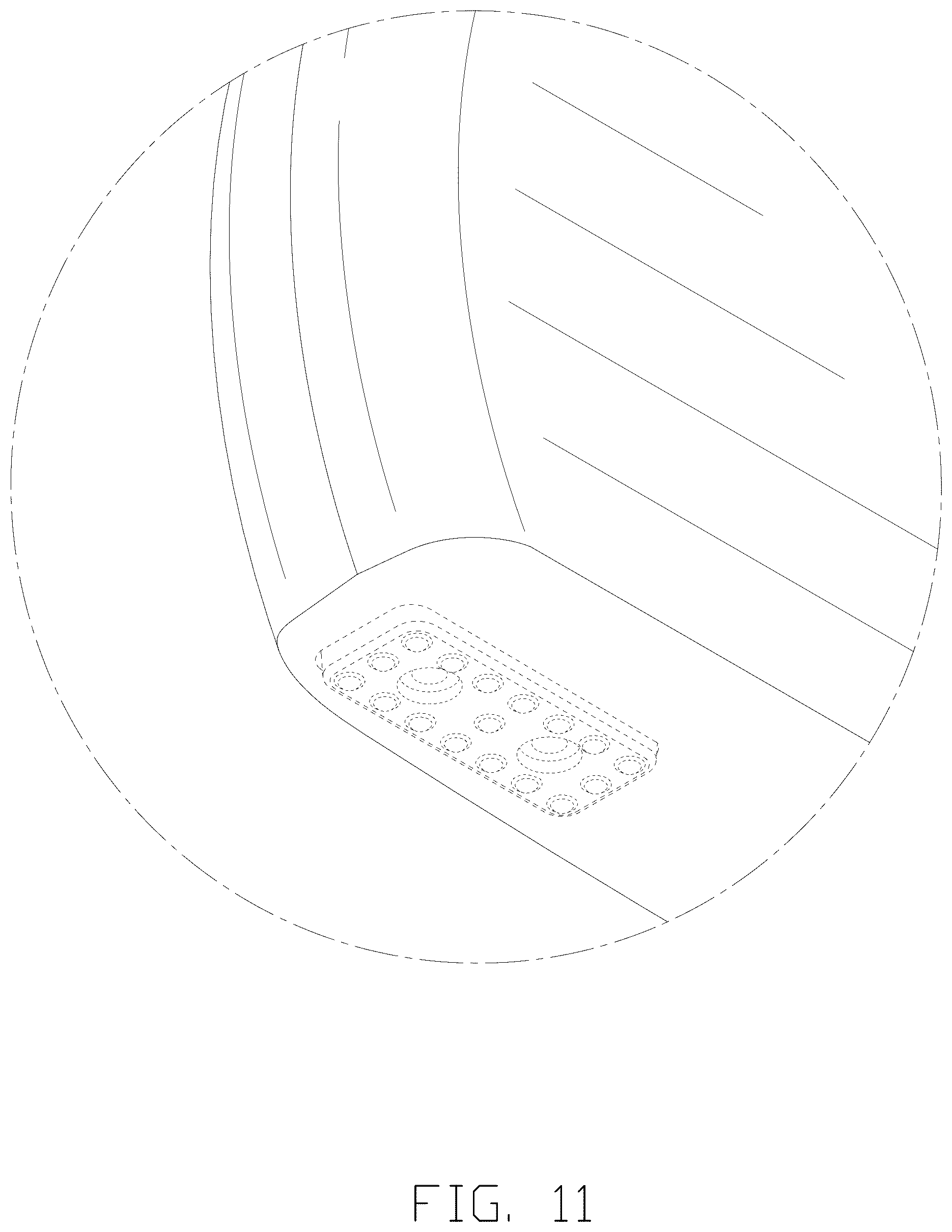 Patent USD1043139 Figure 11 – Baby feeding chair with building block table
