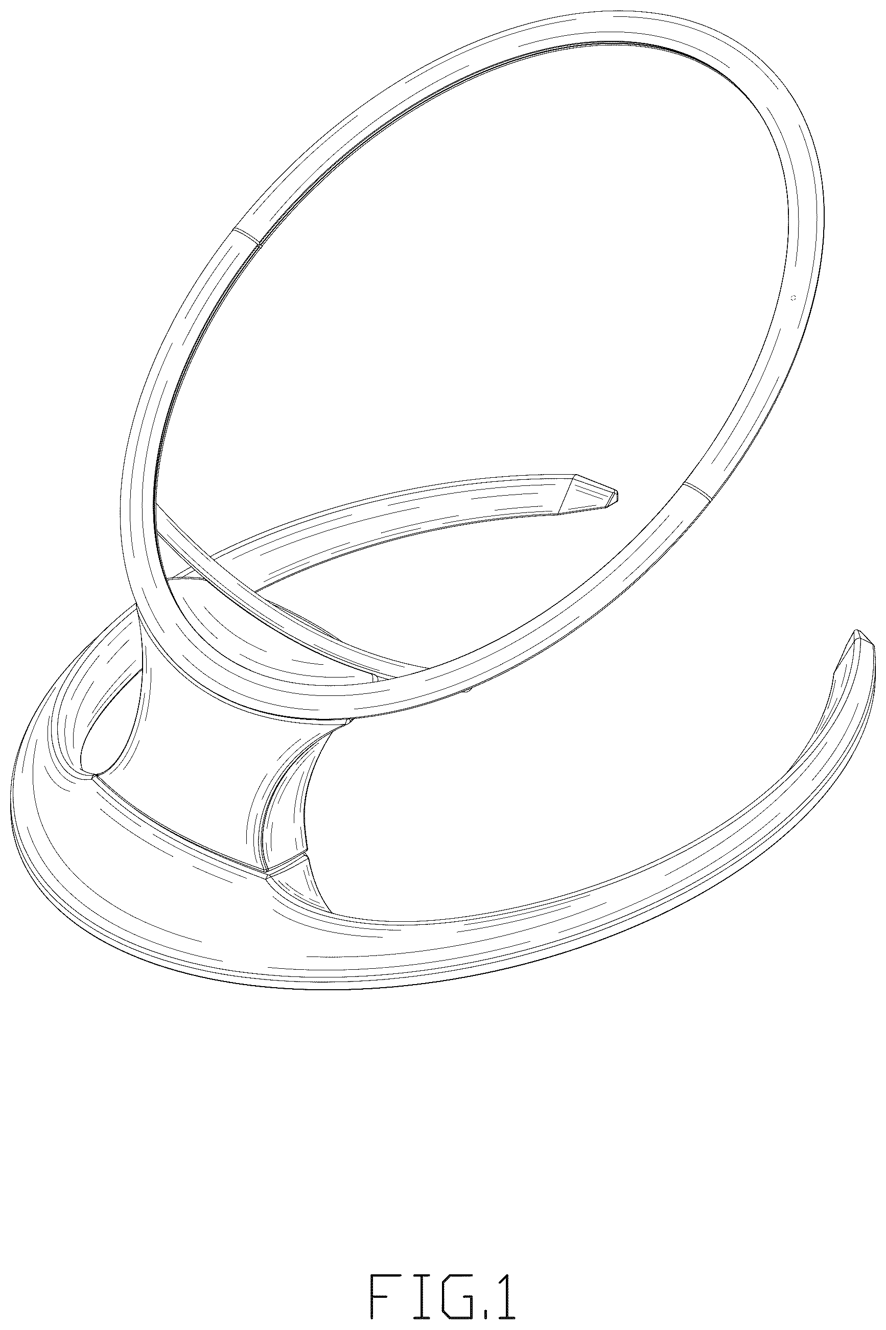 Patent USD1043142 Figure 1 – Baby swing