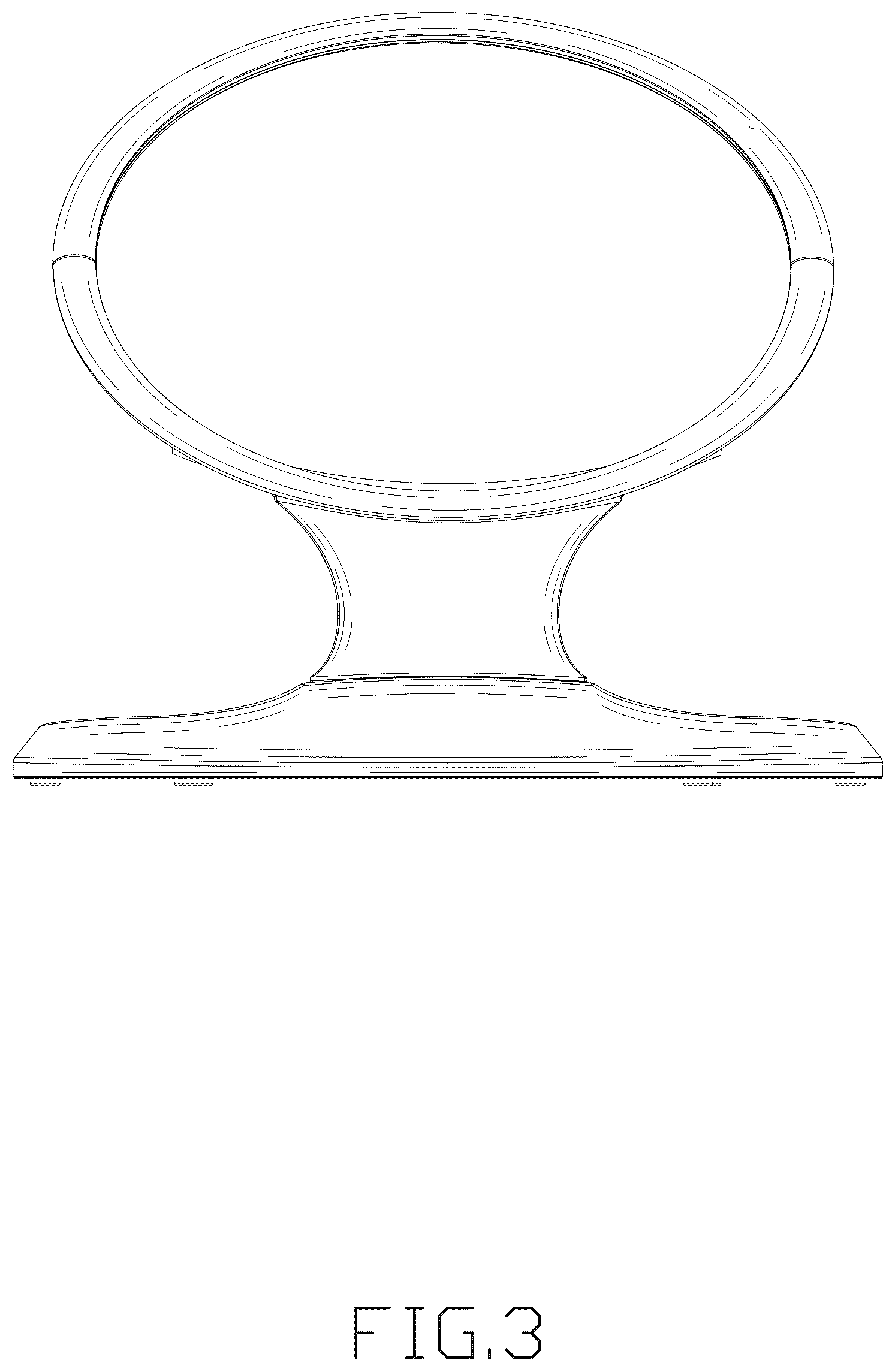 Patent USD1043142 Figure 3 – Baby swing