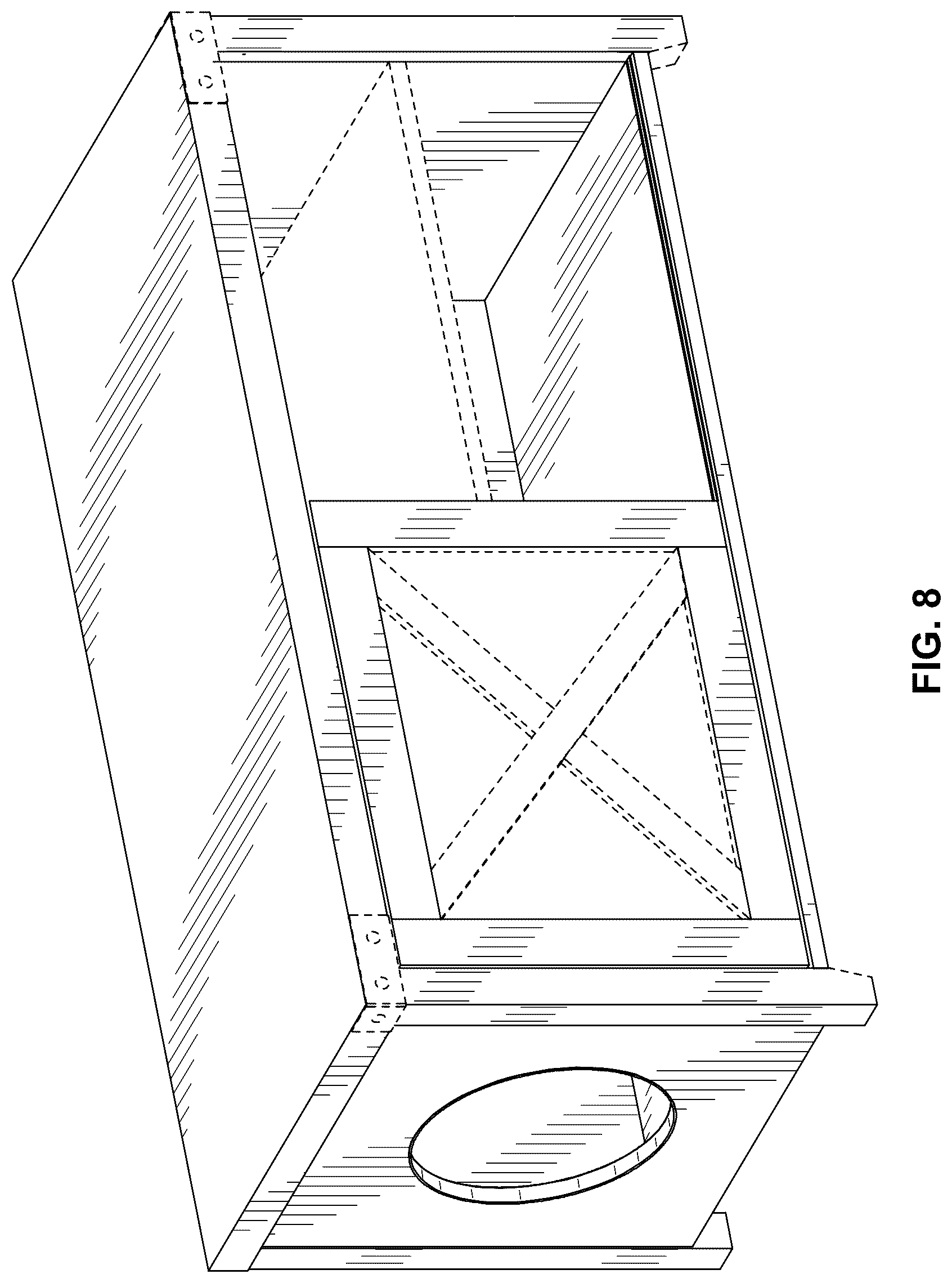 Patent USD1043143 Figure 5 – Bench
