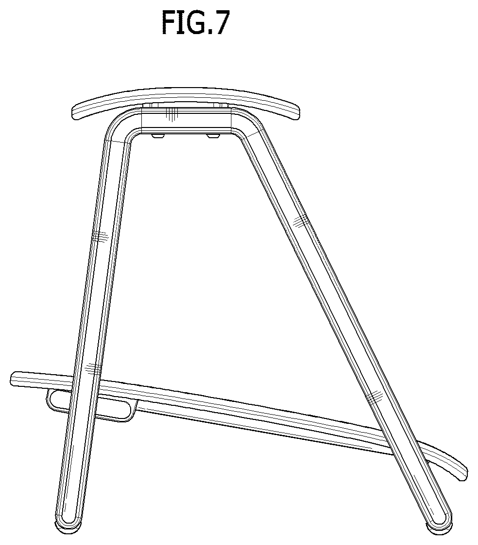 Patent USD1043146 Figure 7 – Foot stool