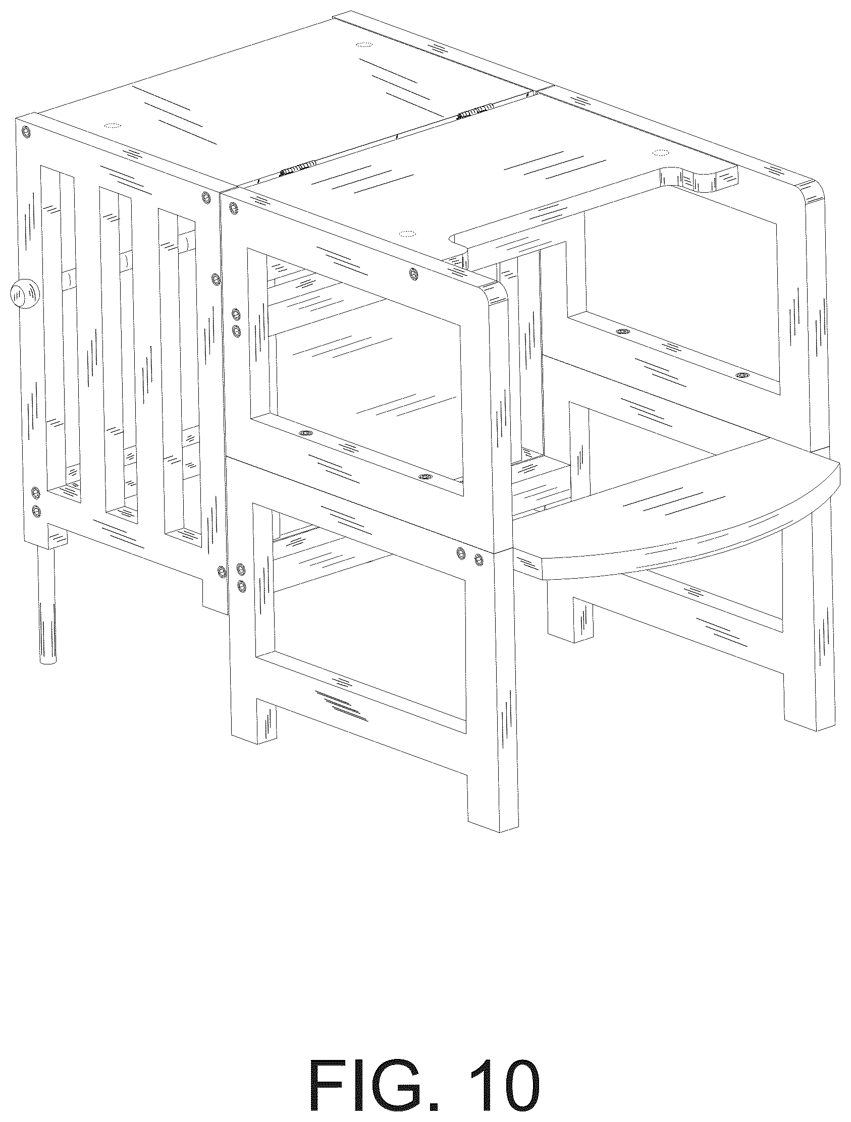 Patent USD1043147 Figure 10 – Learning tower