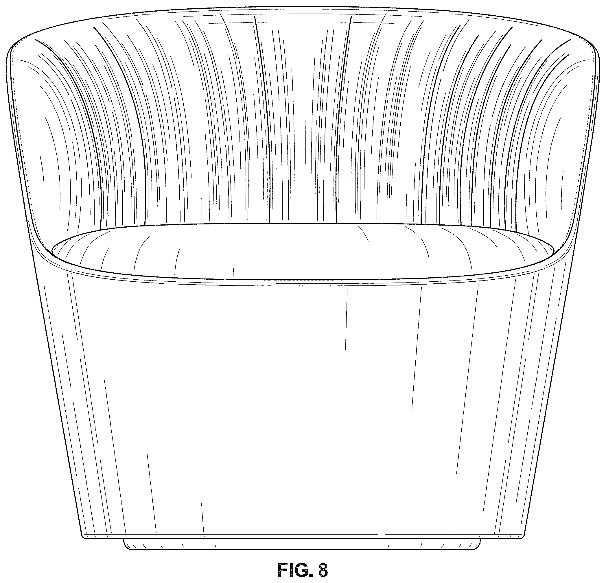 Patent USD1043149 Figure 8 – Chair