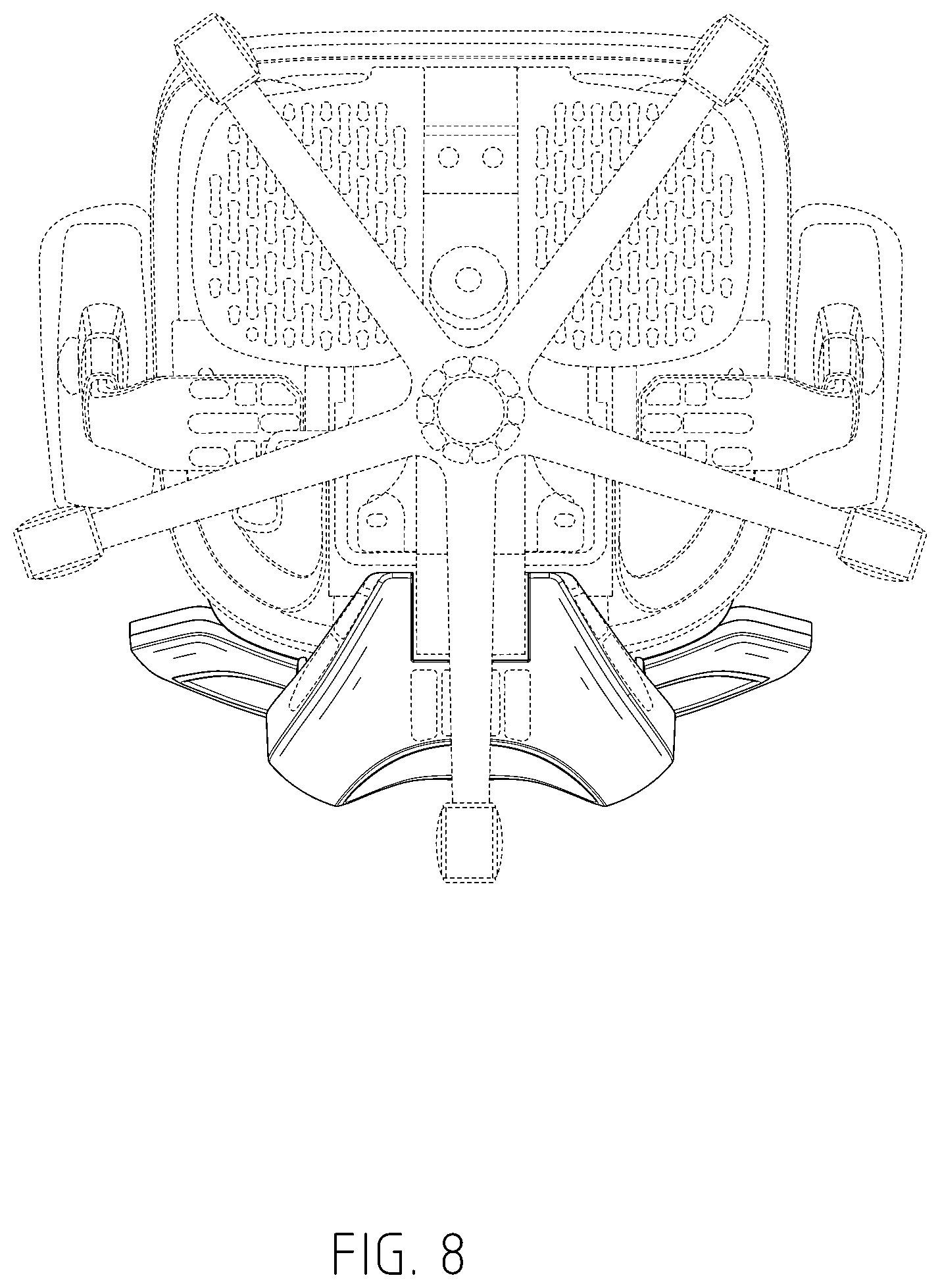 Patent USD1043150 Figure 8 – Office chair
