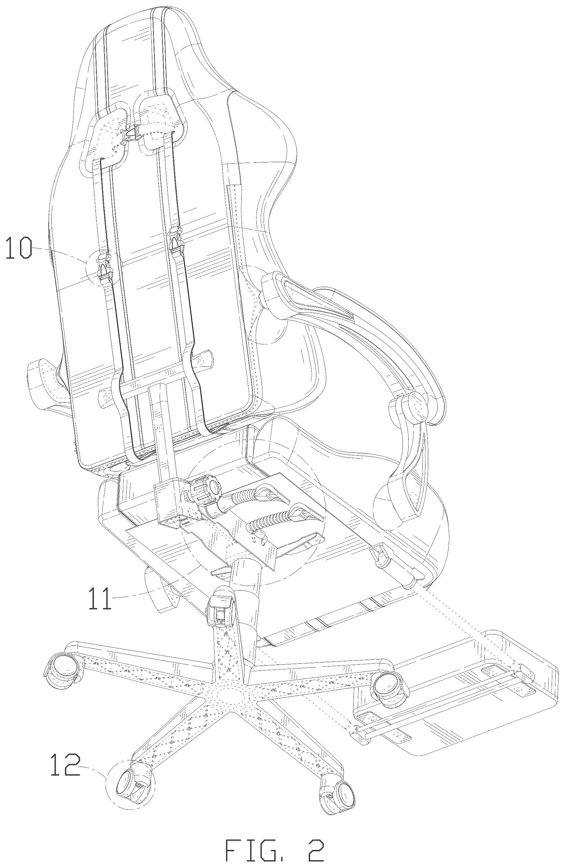 Patent USD1043151 Figure 2 – Chair