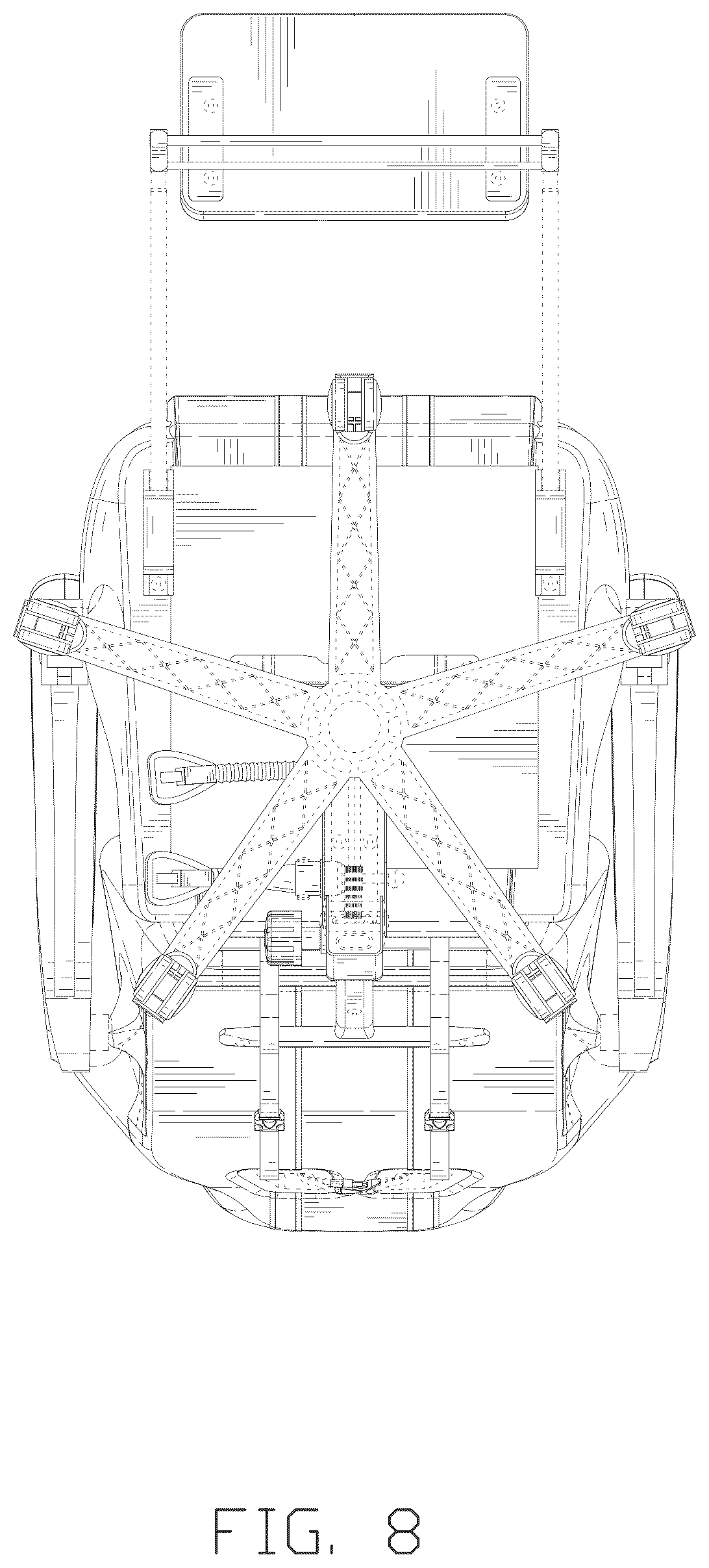 Patent USD1043151 Figure 8 – Chair