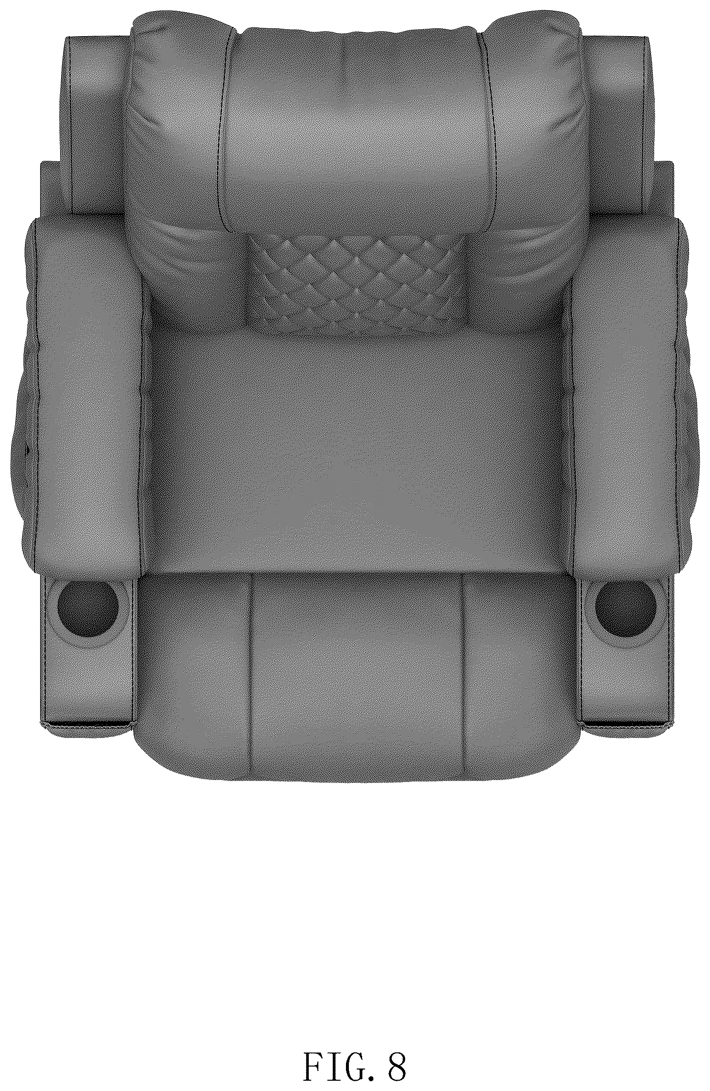 Patent USD1043152 Figure 8 – Recliner chair