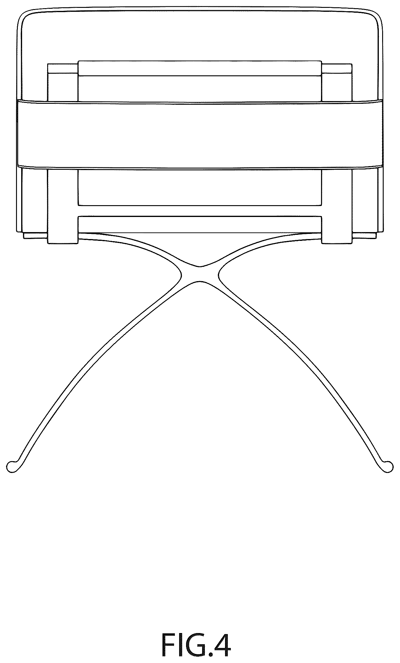 Patent USD1043155 Figure 4 – Chair