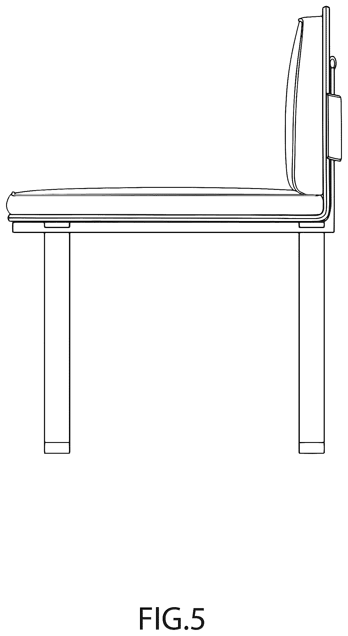 Patent USD1043155 Figure 5 – Chair