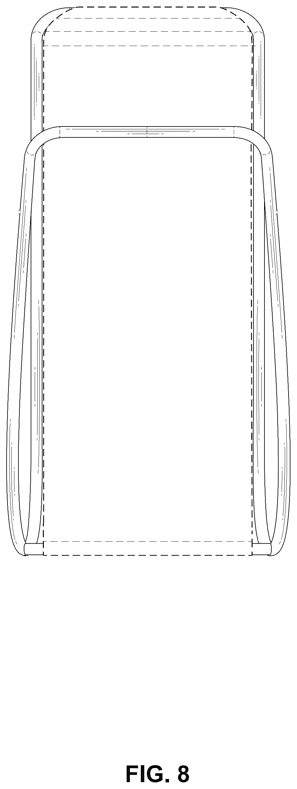 Patent USD1043157 Figure 8 – Chair frame