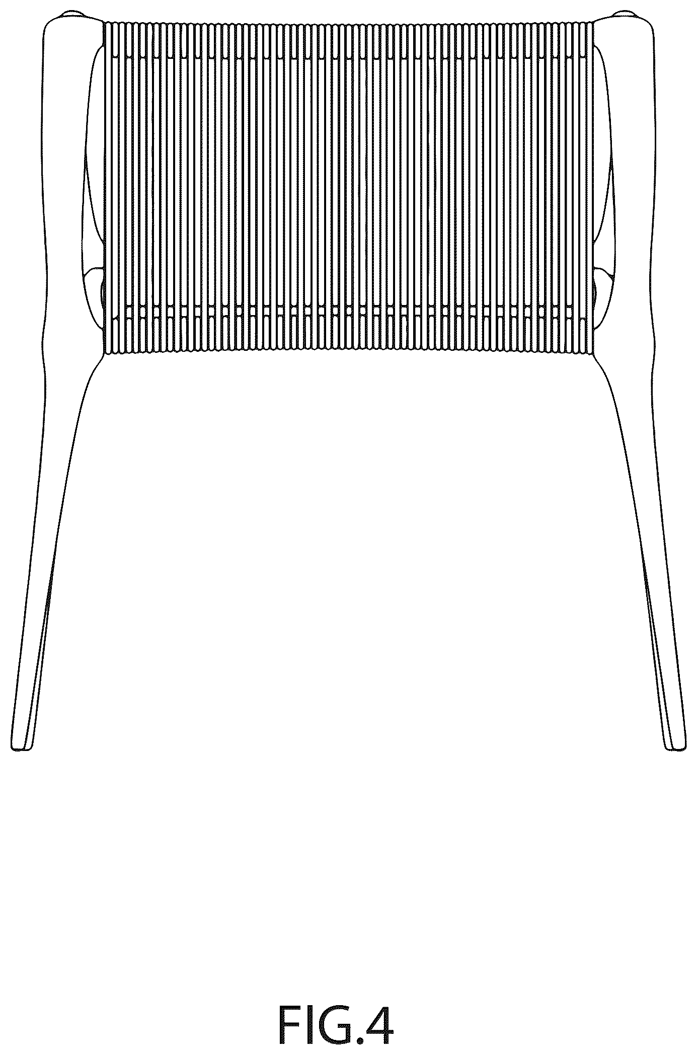 Patent USD1043159 Figure 4 – Chair