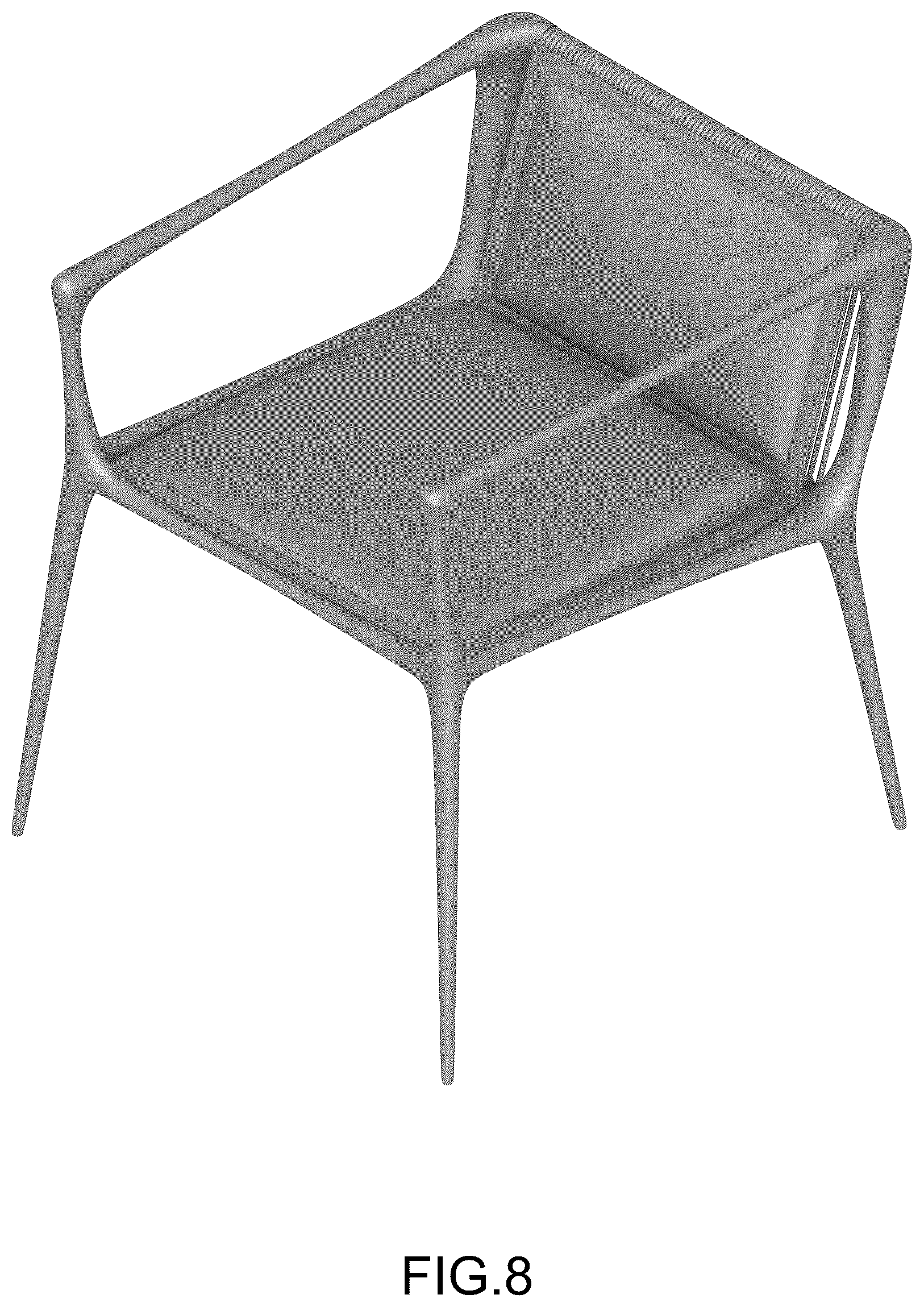 Patent USD1043159 Figure 8 – Chair