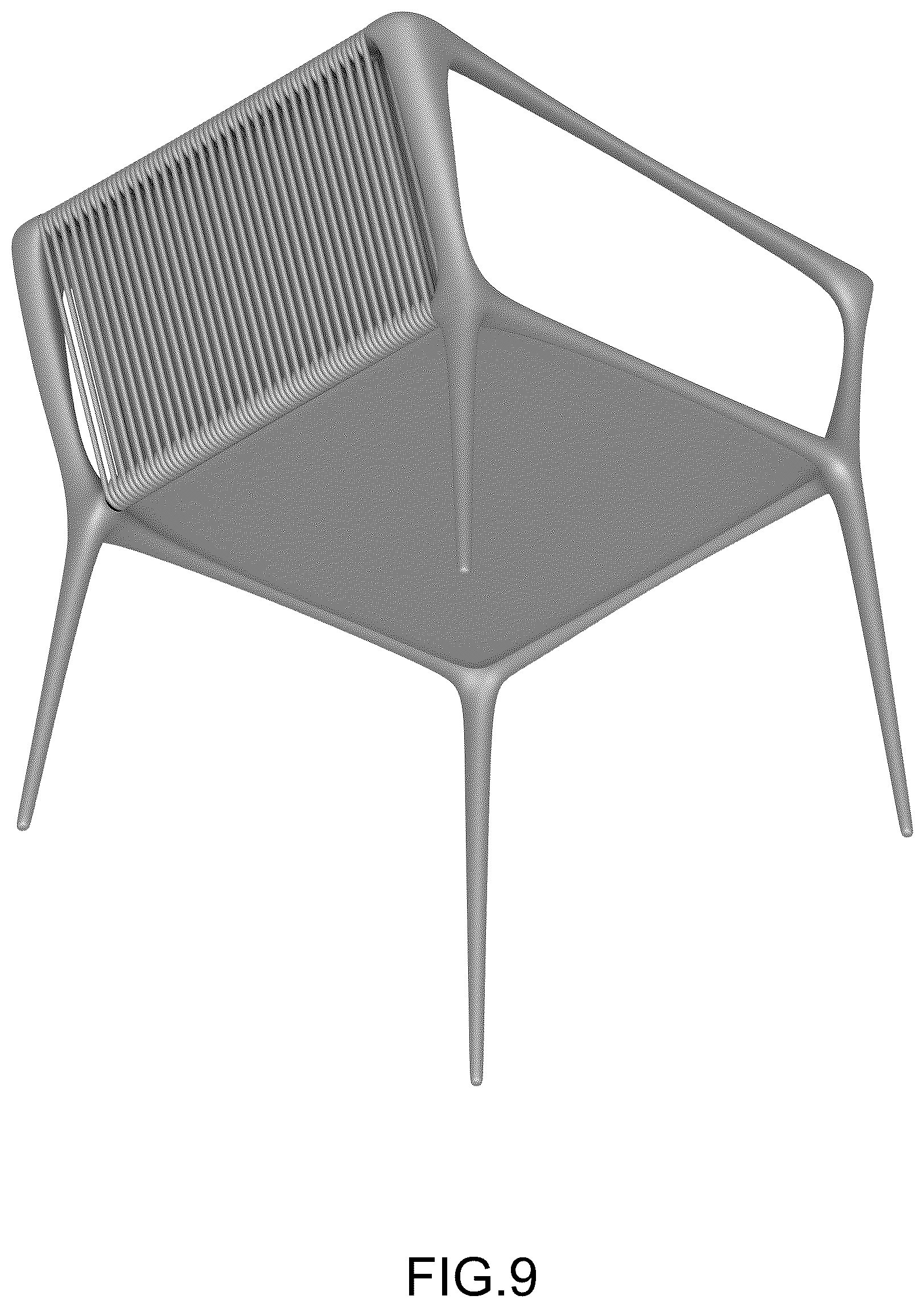 Patent USD1043159 Figure 9 – Chair