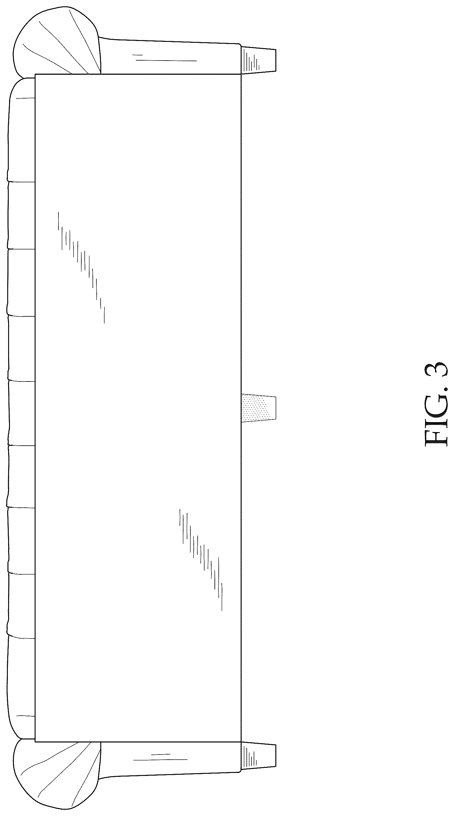 Patent USD1043161 Figure 3 – Sofa