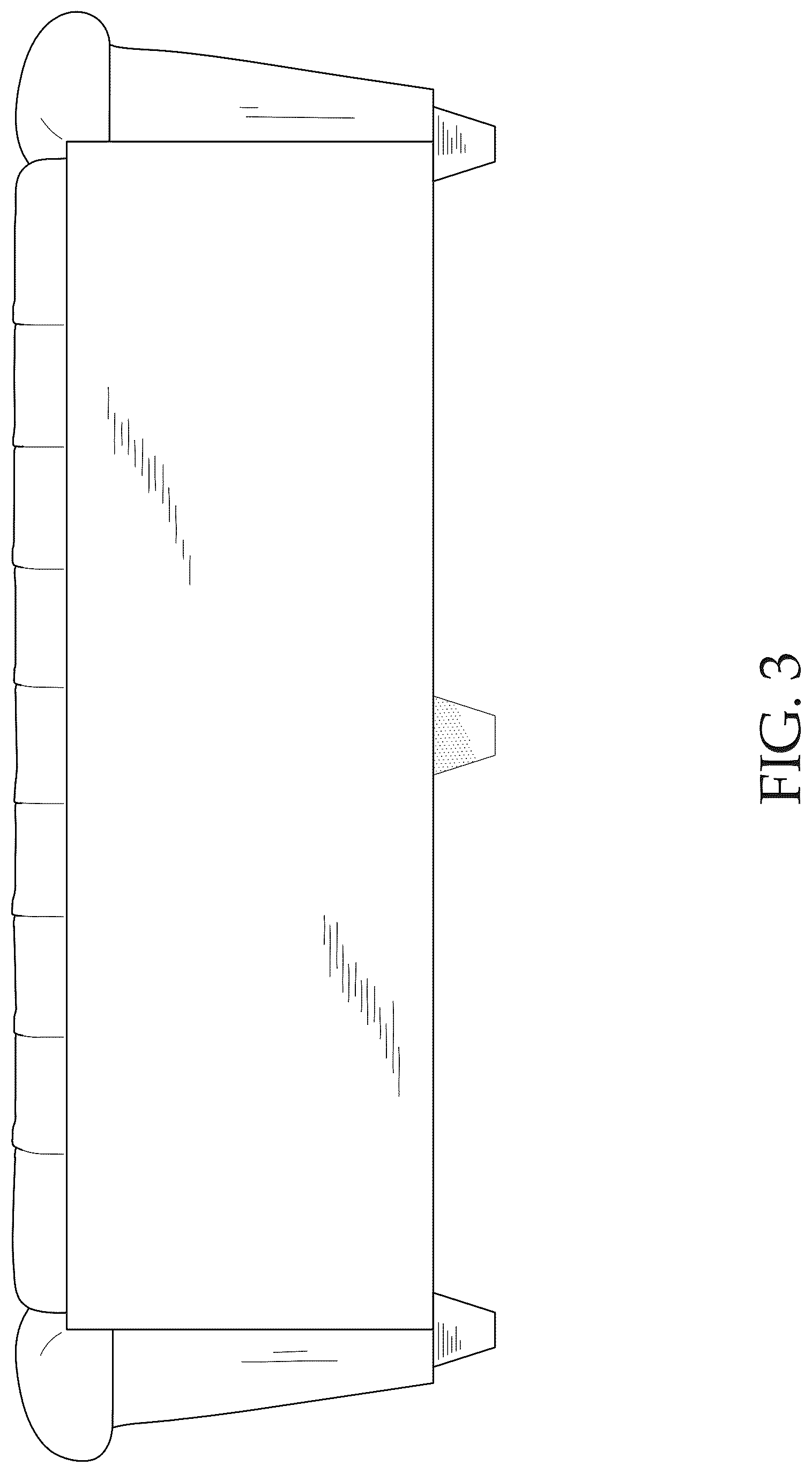 Patent USD1043163 Figure 3 – Sofa