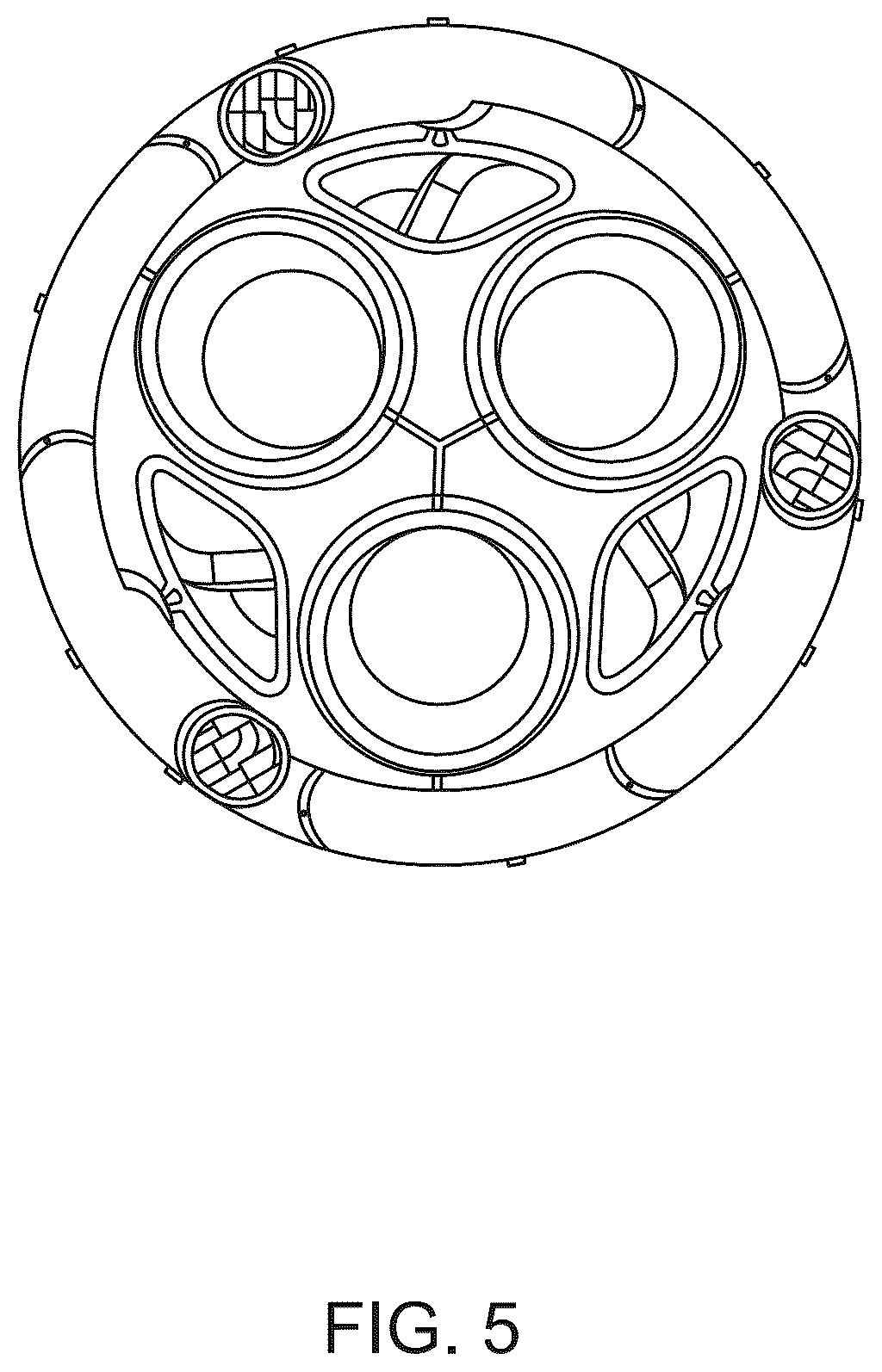 Patent USD1043164 Figure 5 – Pot plants stand