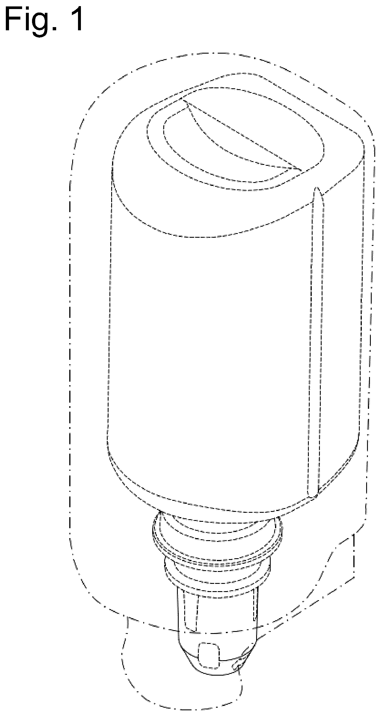 Patent USD1043166 Figure 1 – Dispenser