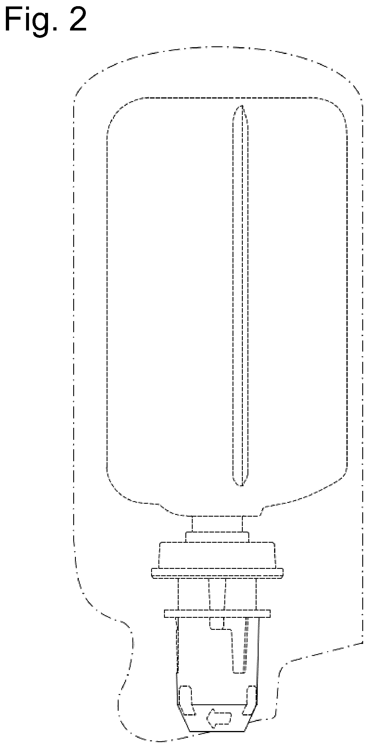 Patent USD1043166 Figure 2 – Dispenser