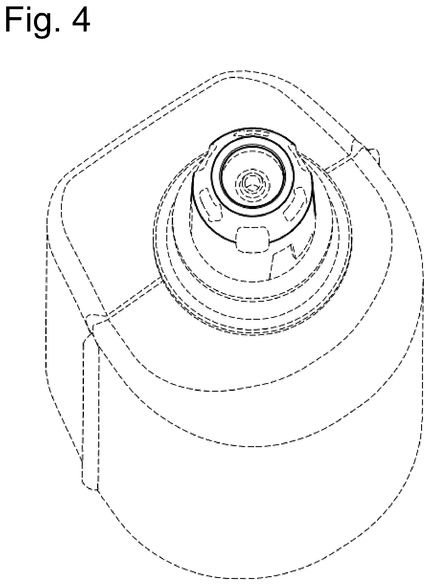 Patent USD1043166 Figure 4 – Dispenser