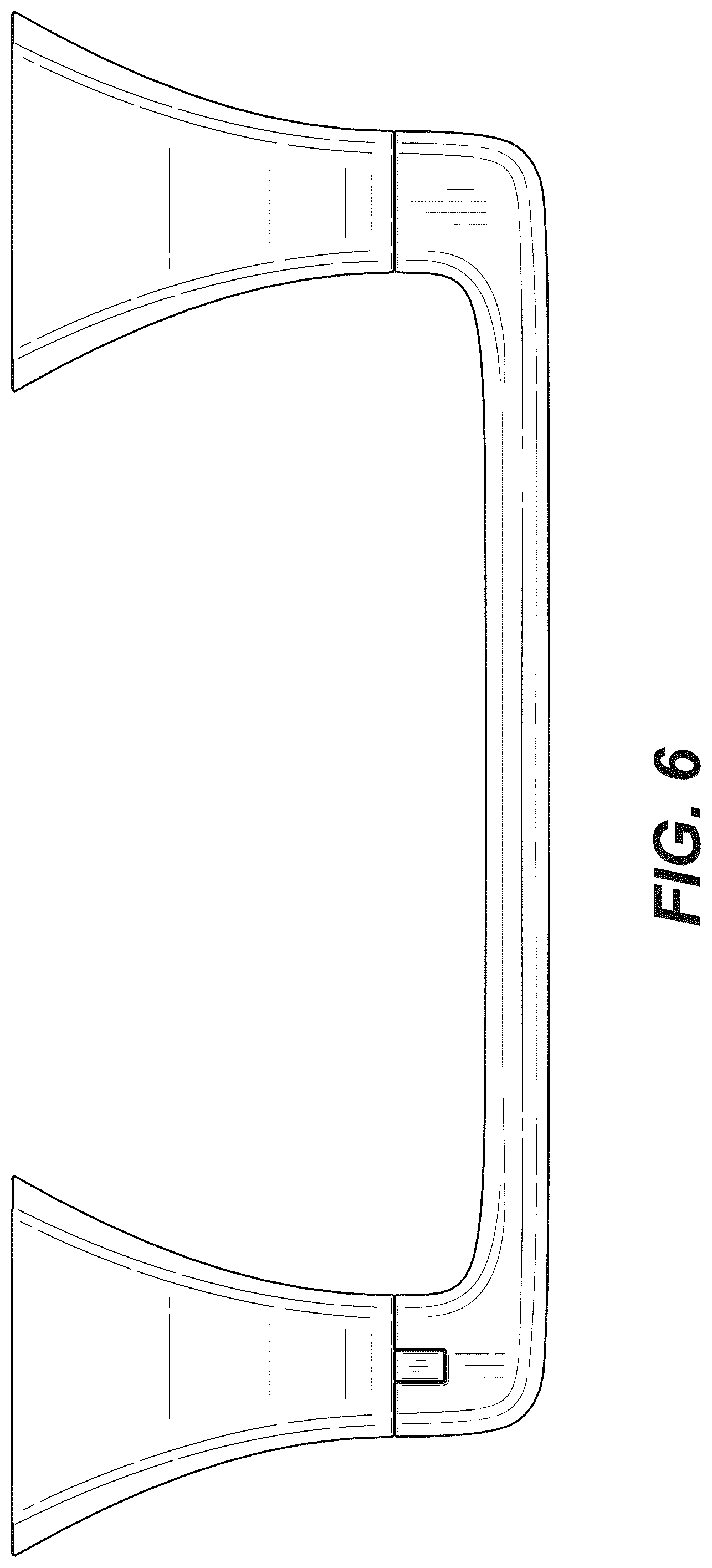 Patent USD1043168 Figure 6 – Holder for towel or paper roll