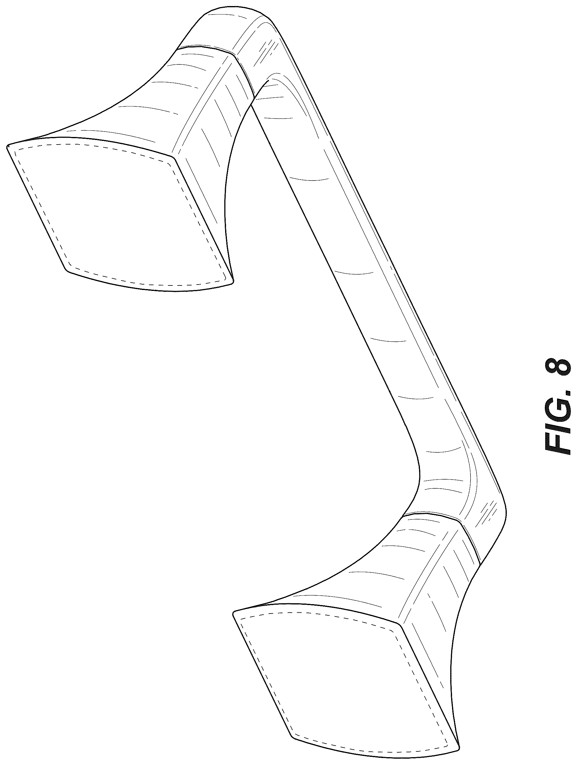 Patent USD1043168 Figure 8 – Holder for towel or paper roll