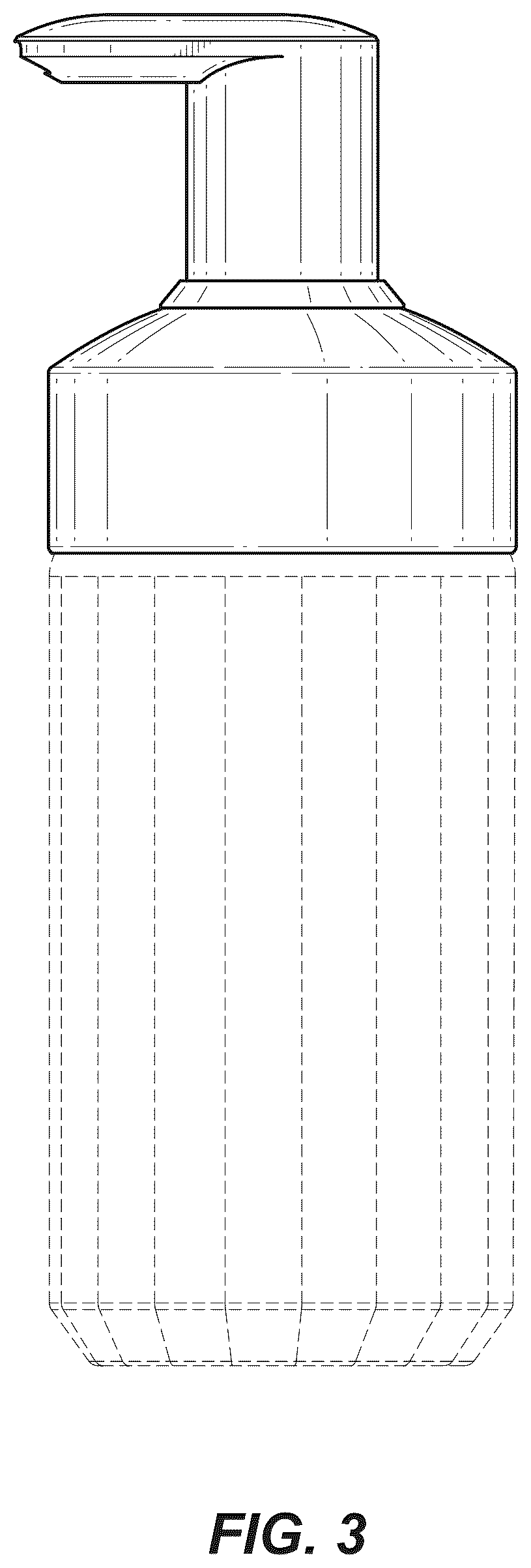 Patent USD1043170 Figure 3 – Manual sanitizer dispenser