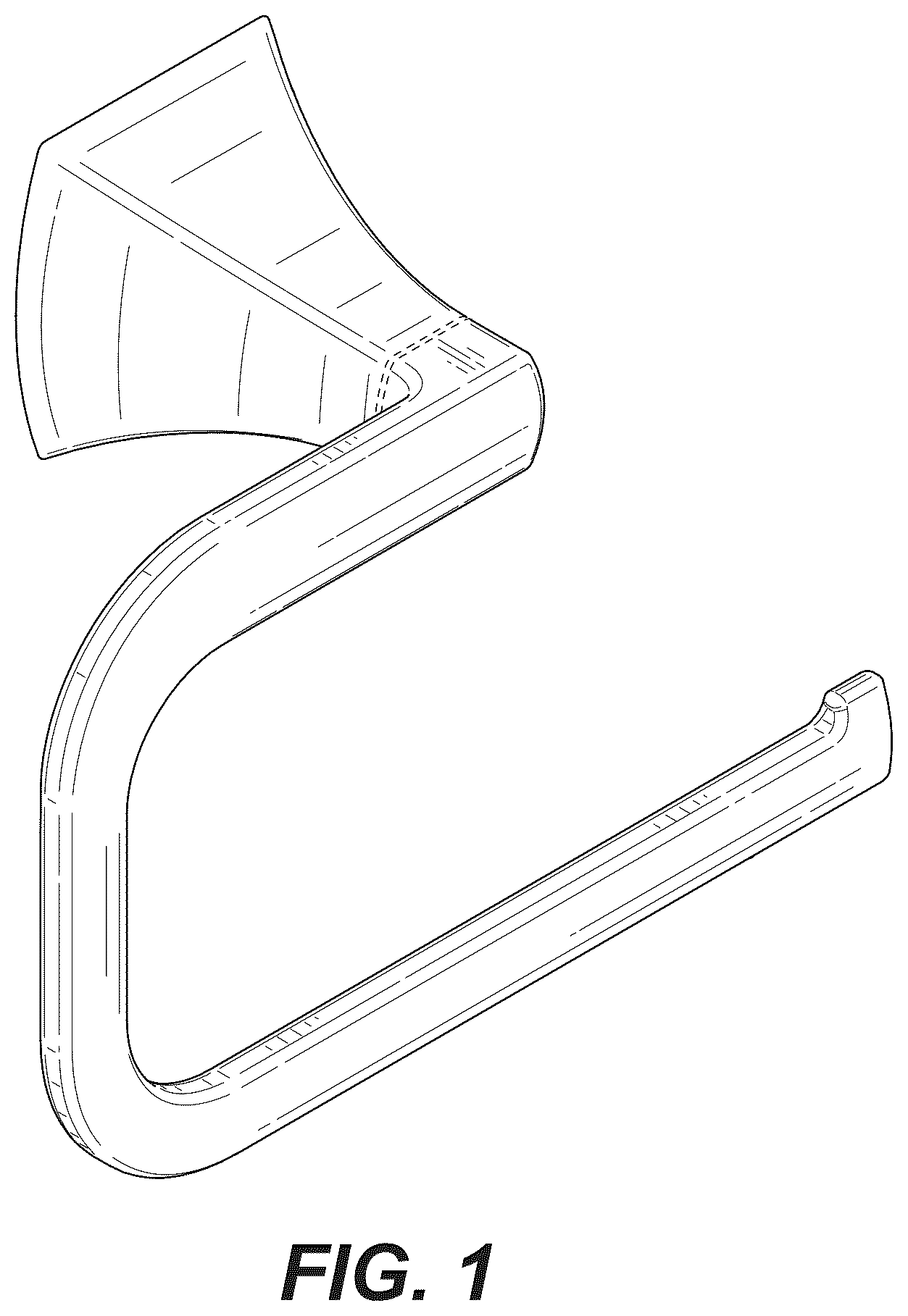 Patent USD1043171 — Holder for towel or paper roll — Figure 1