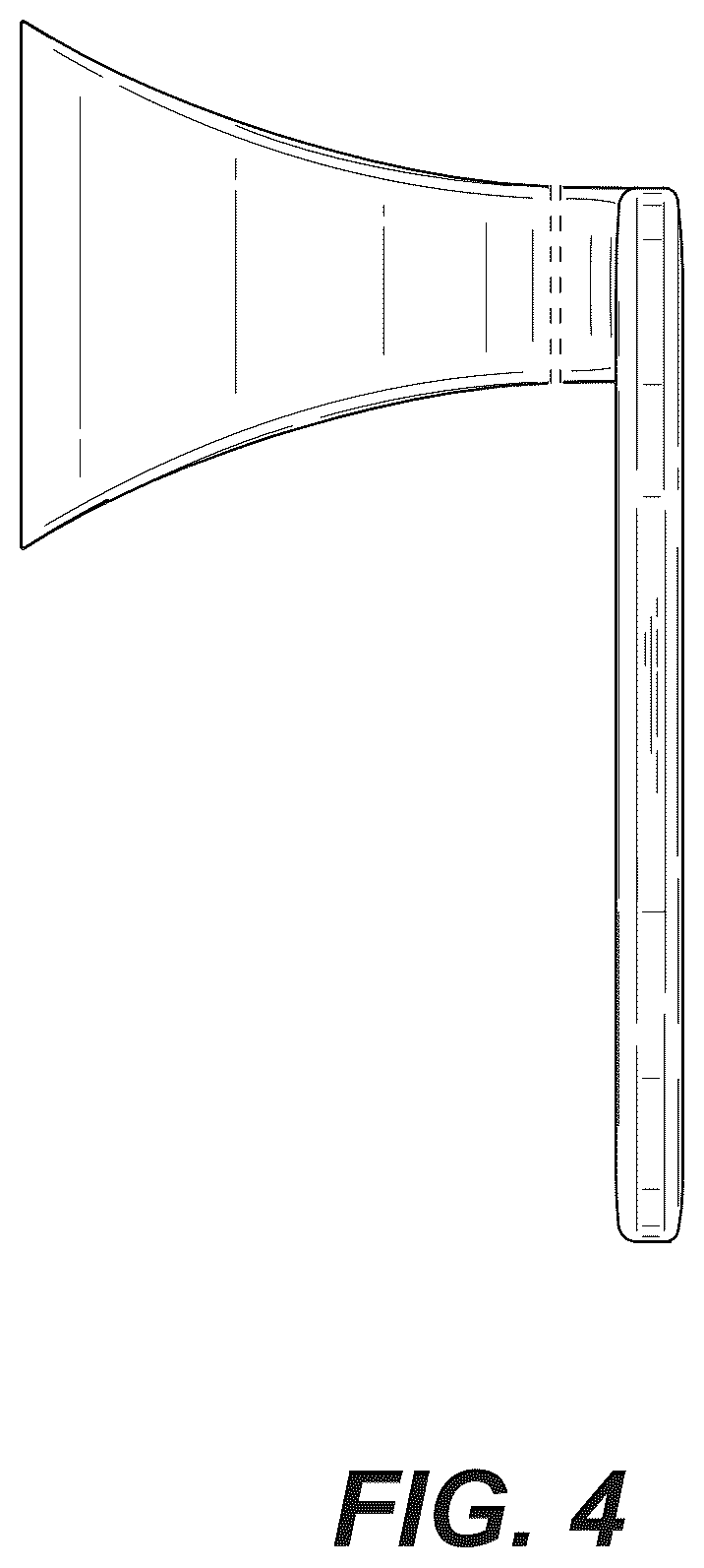 Patent USD1043171 Figure 4 – Holder for towel or paper roll
