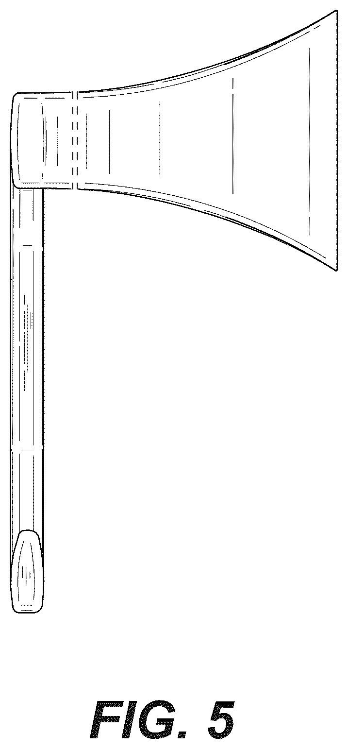 Patent USD1043171 Figure 5 – Holder for towel or paper roll