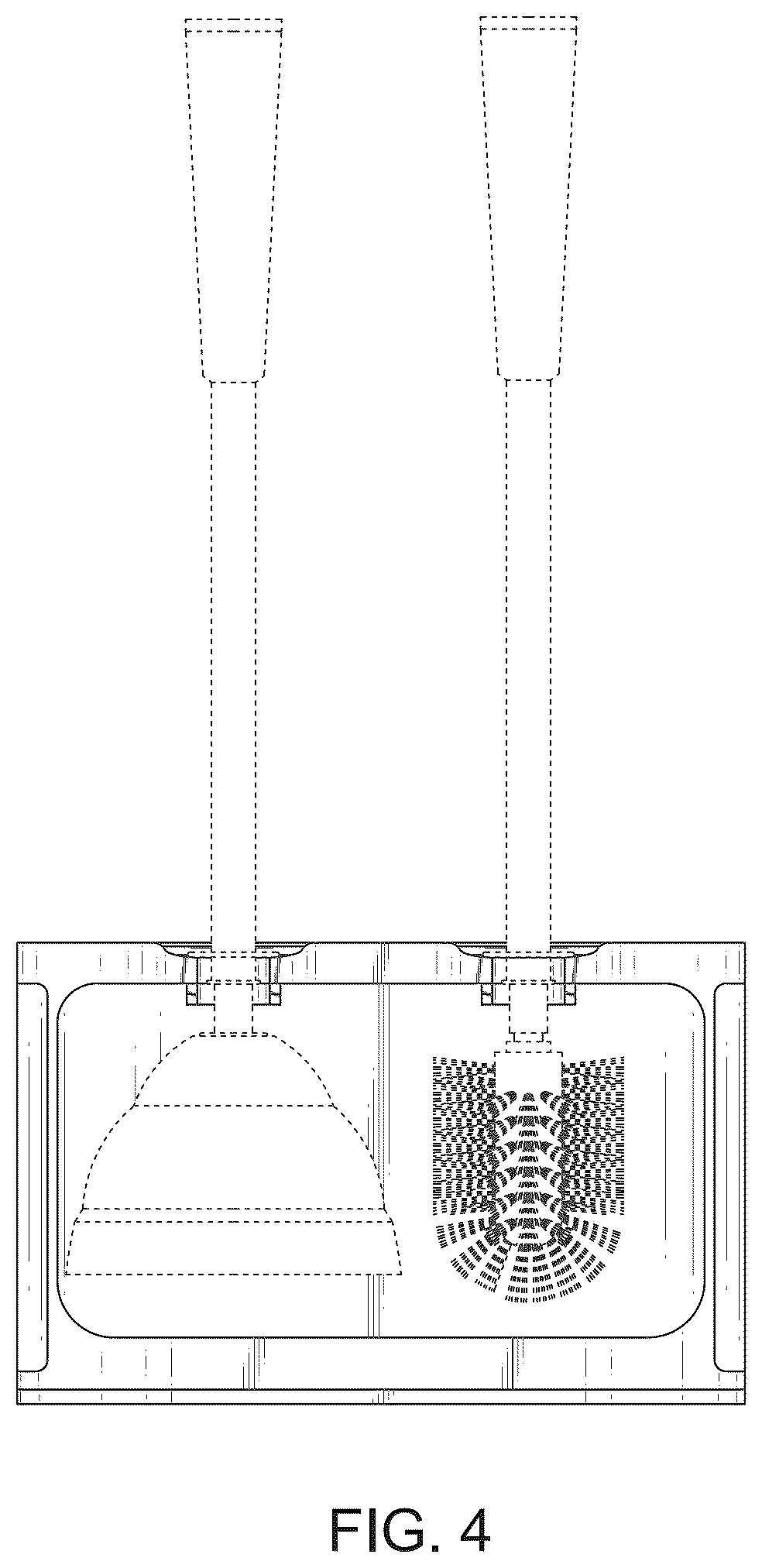 Patent USD1043174 Figure 4 – Tool holder