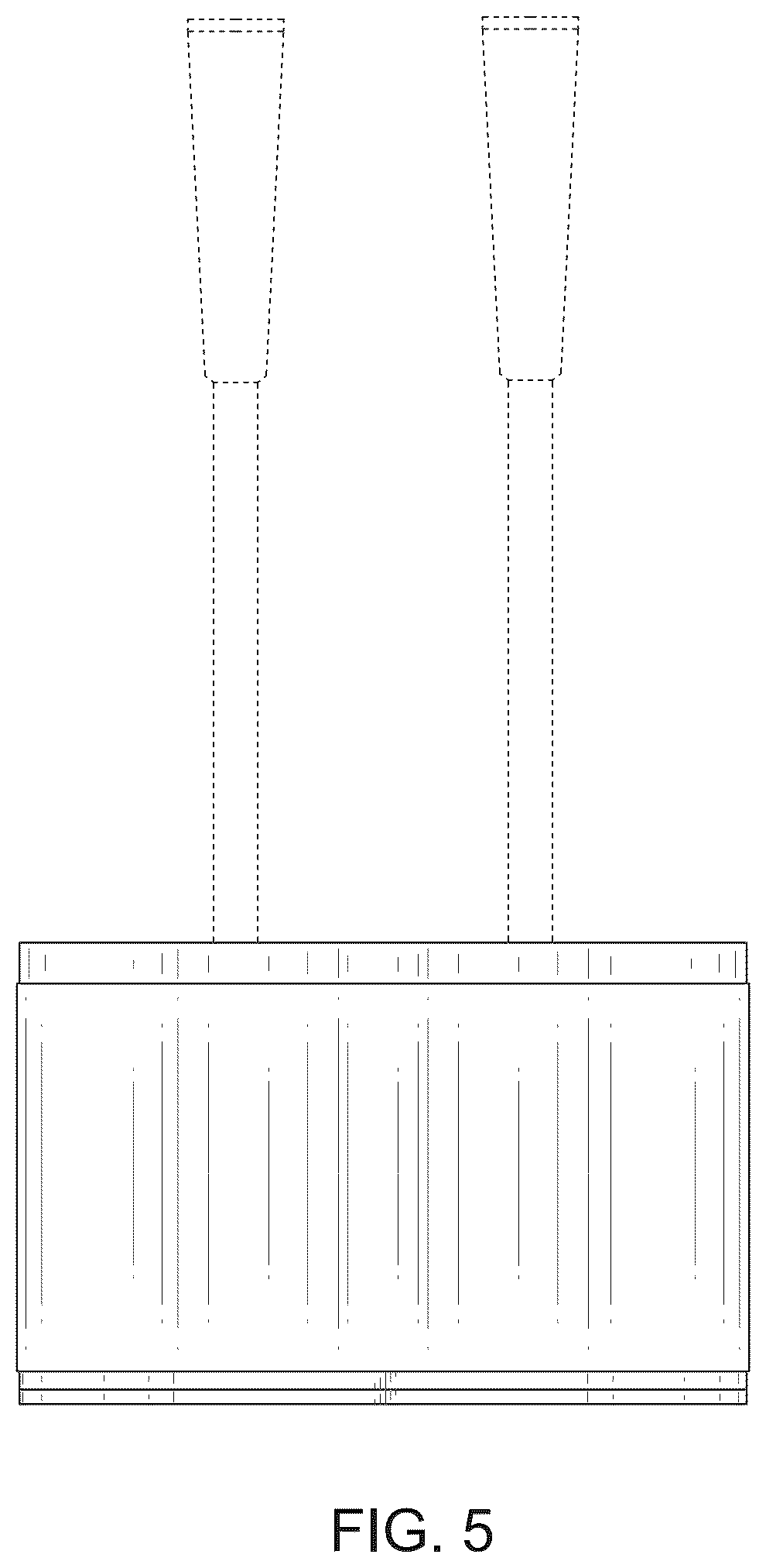 Patent USD1043174 Figure 5 – Tool holder